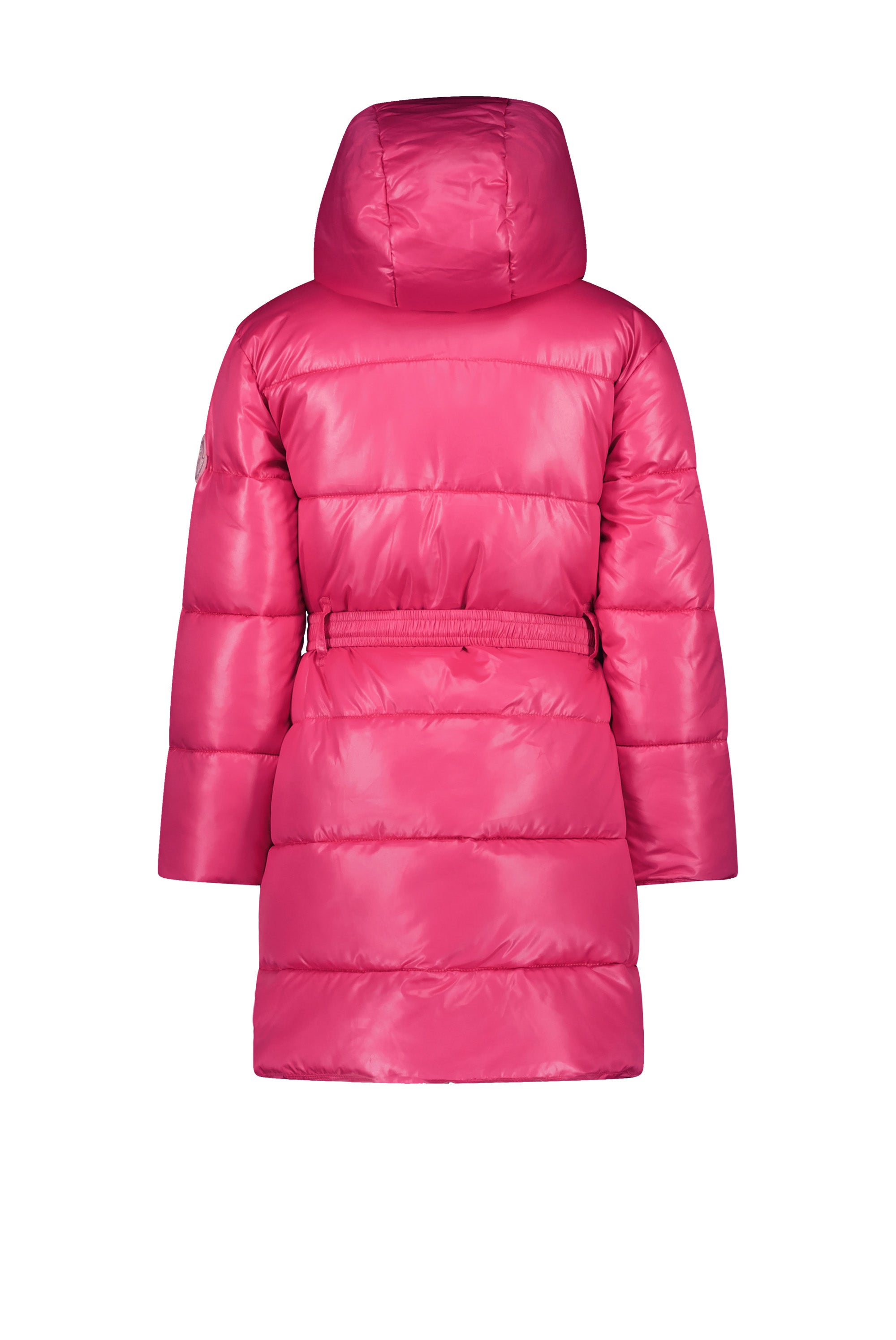 ♥ BIRDO ♥ furry bag & belt coat *Tickle Me Pink*