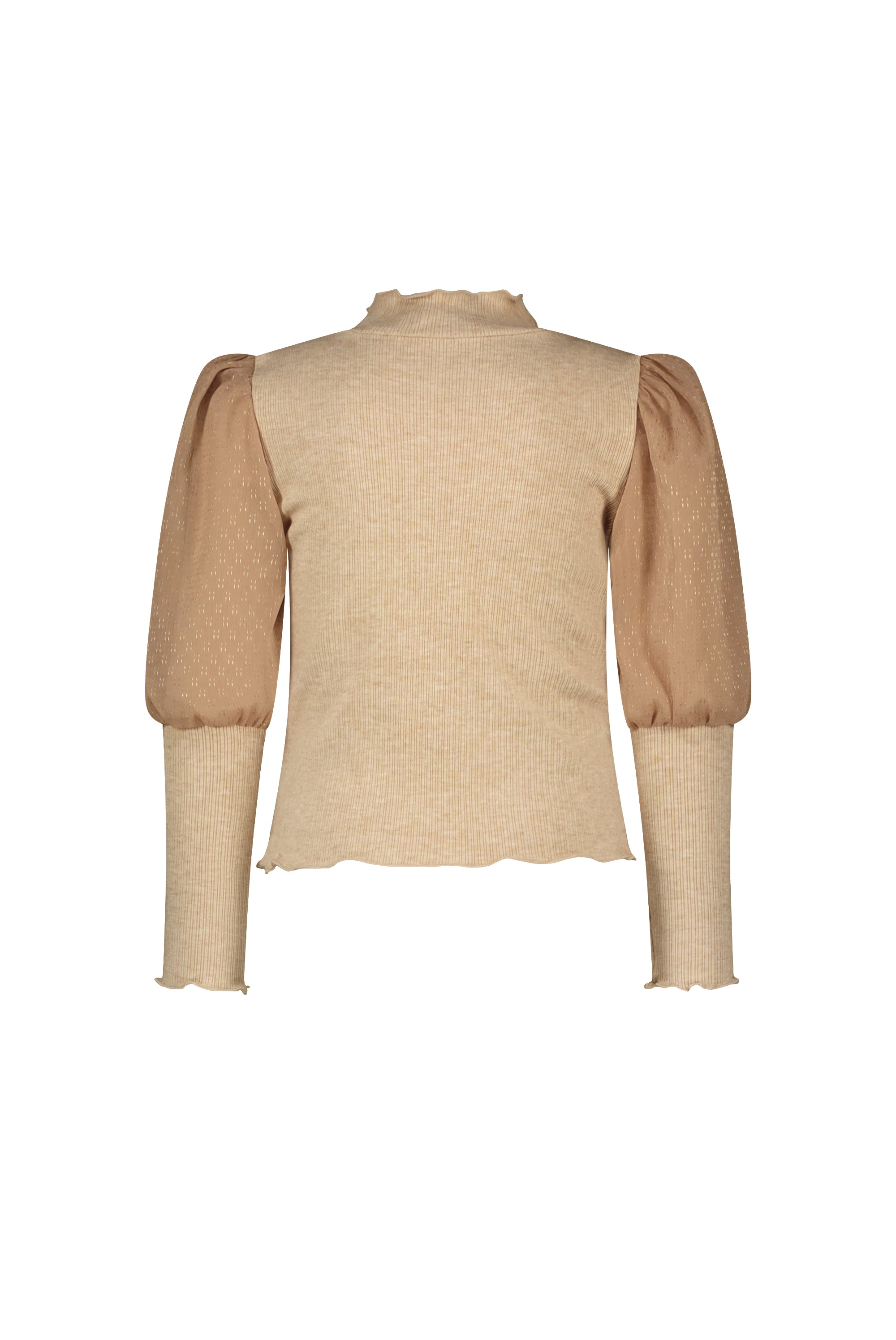 ♥ NOXNU ♥ soft knit & voile top *Cute Cortado*