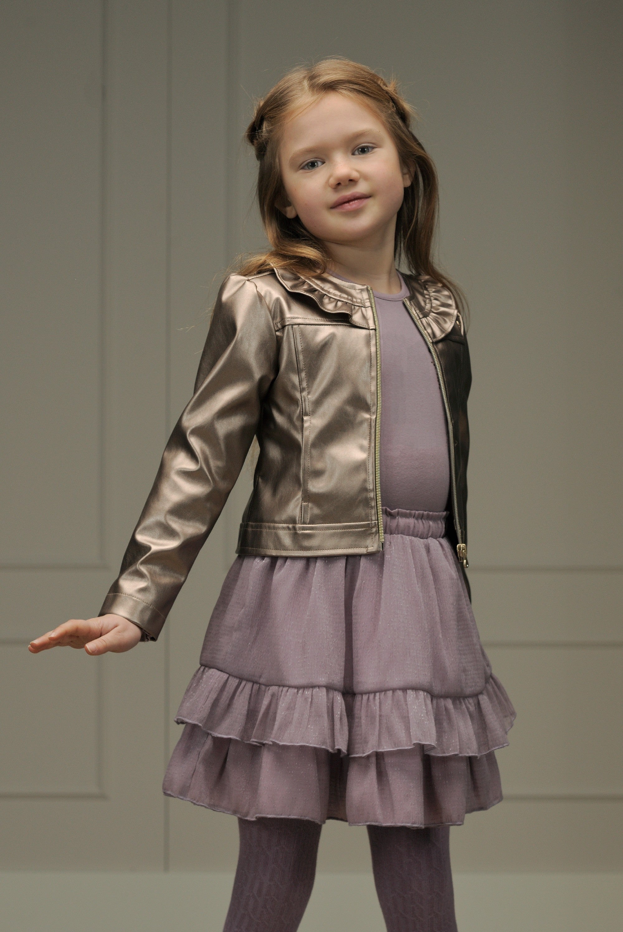 ♥ TAMAR ♥ structure-voile skirt *Sweet Plums*