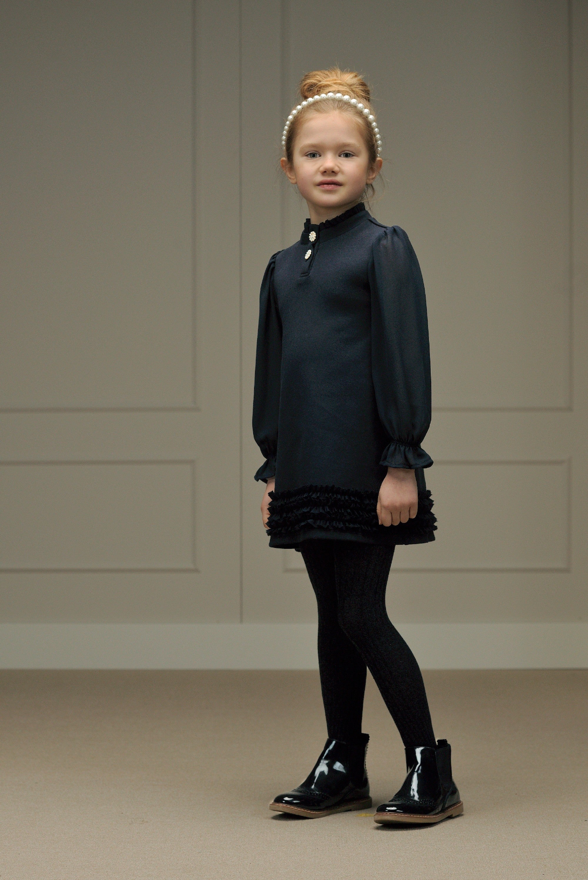 ♥ SHANEW ♥ thick jersey dress *Blue Navy*