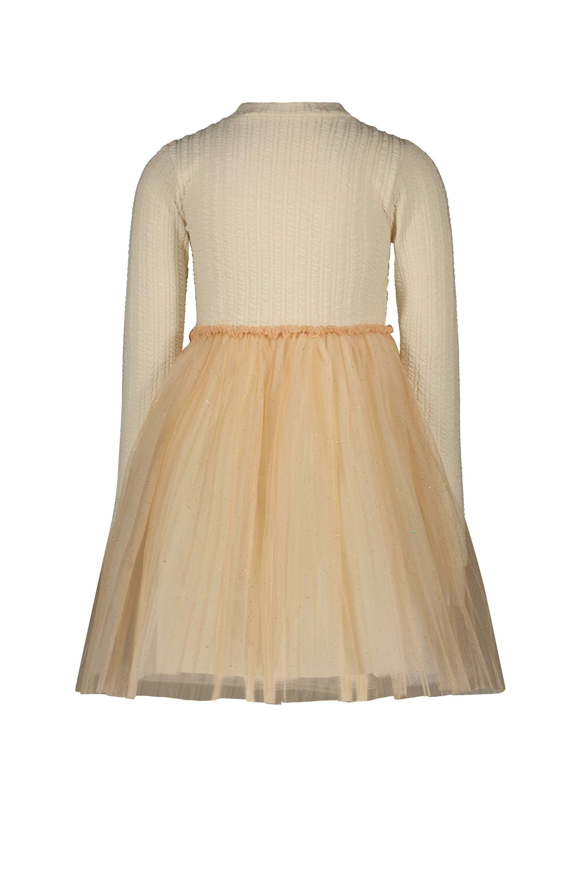 ♥ SMART ♥ cable knit & tule dress *Dreamy Creamy*