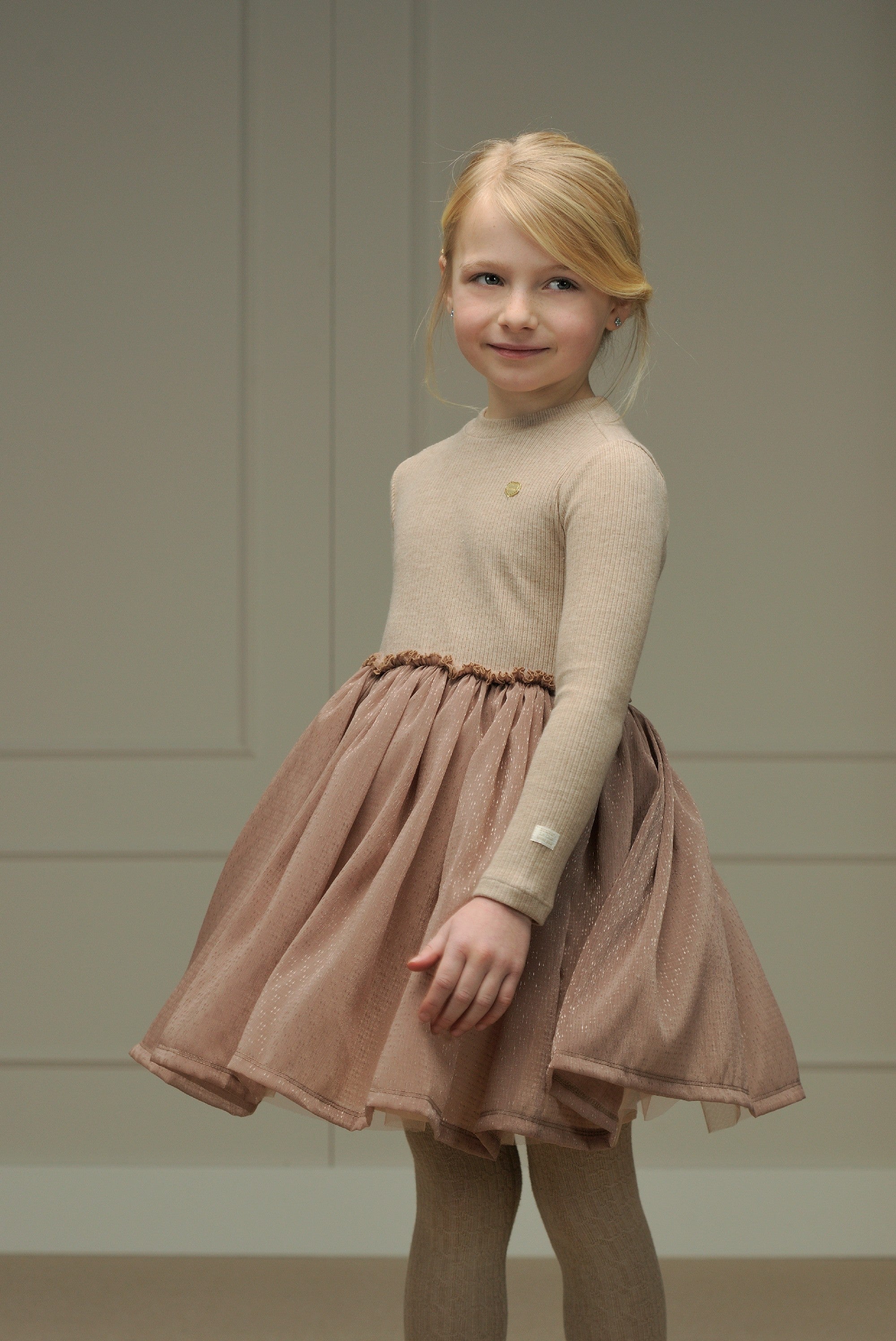 ♥ SMART ♥ soft knit & tulle dress *Cute Cortado*