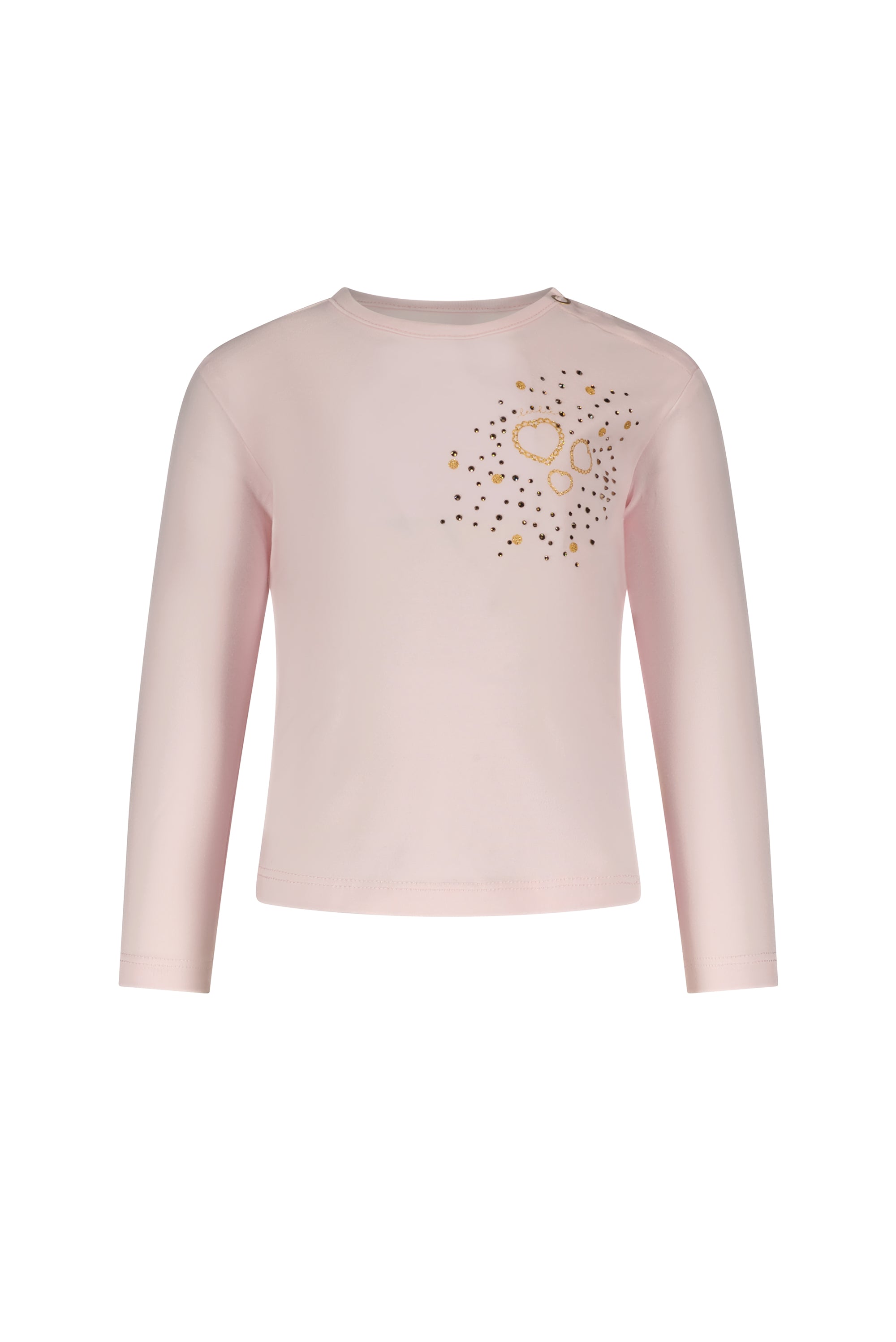 Rose Rhinestone Heart