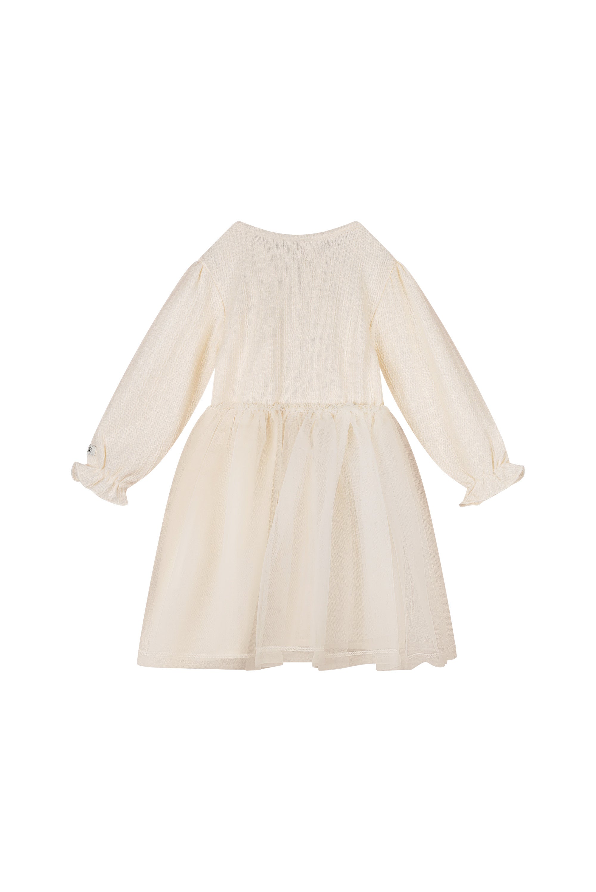 ♥ SOLY ♥ soft cable-tulle dress *Dreamy Creamy*