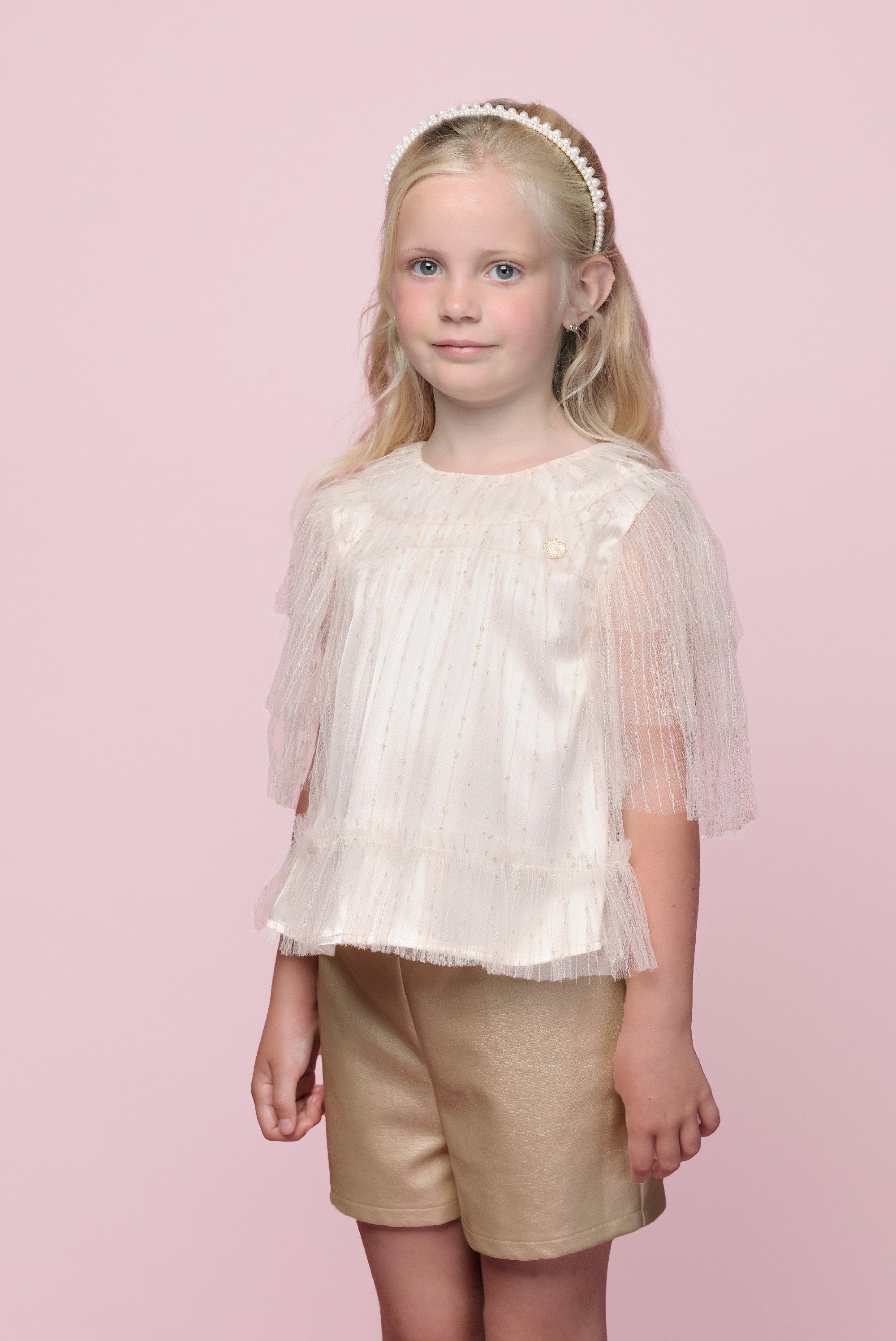 ♥ELECTRA♥ net top *Gold Rush*