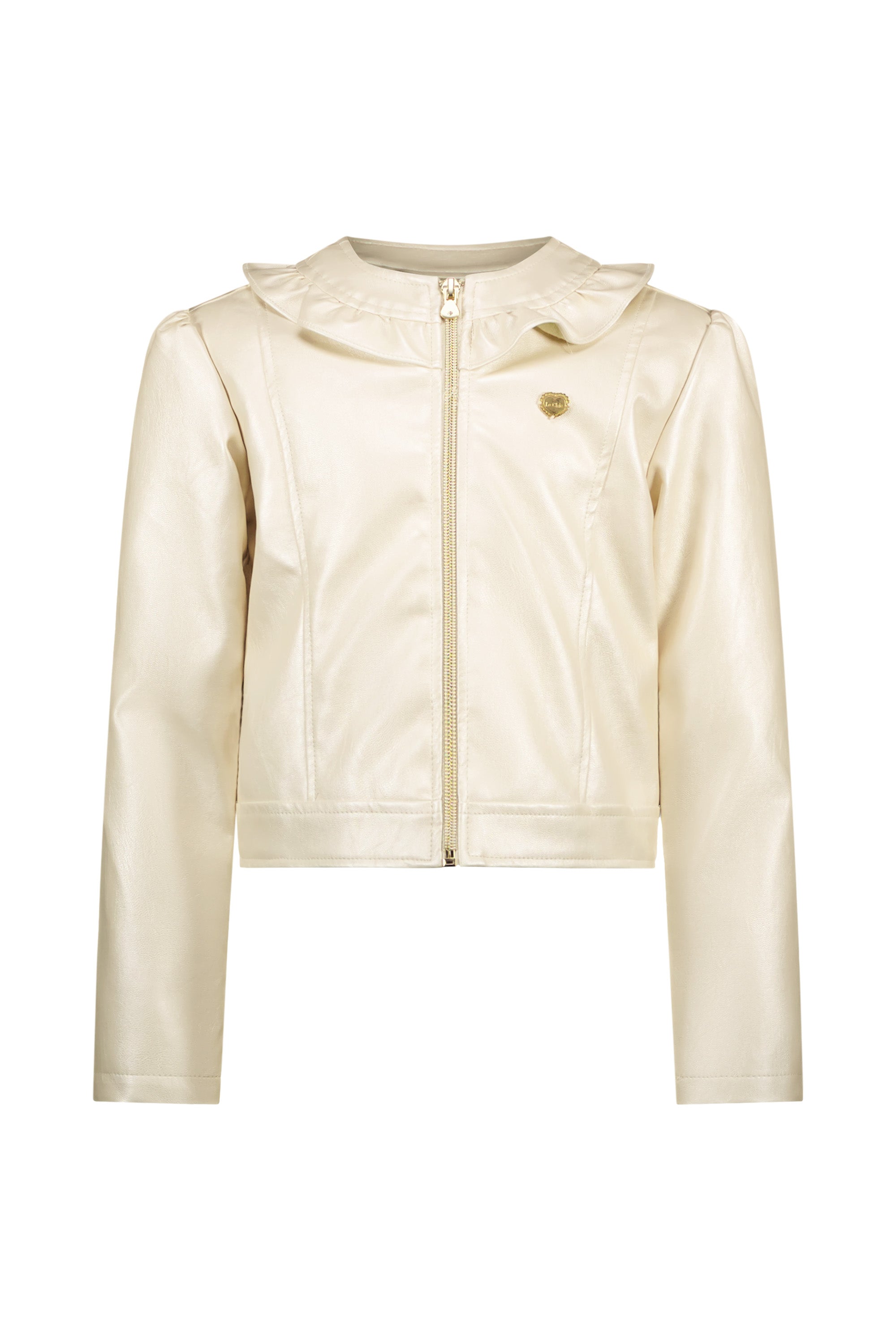 ♥ARLETTE♥ fake leather jacket *Pearled Ivory*