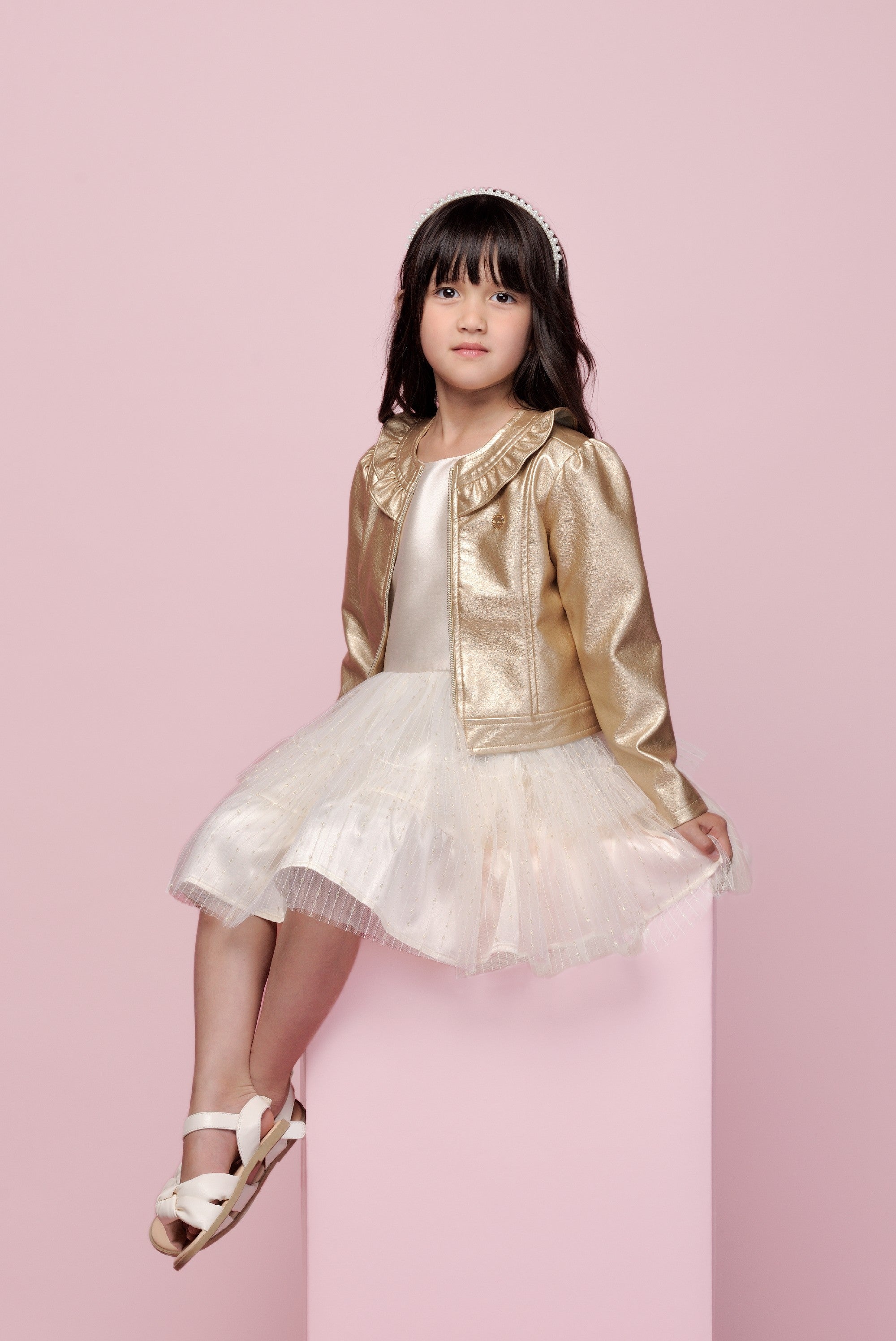 ♥ARLETTE♥ fake leather jacket *Gold Rush*