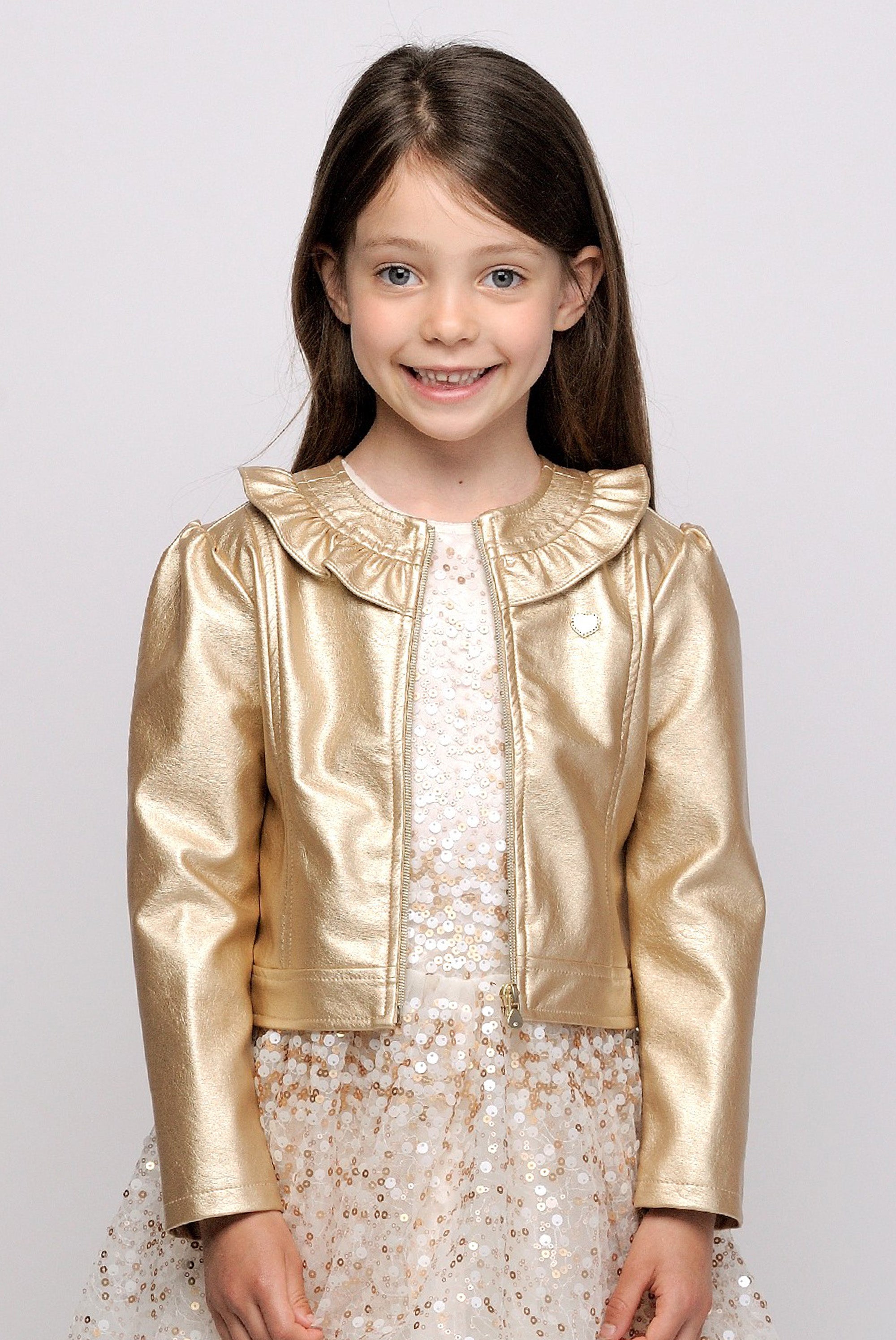 ♥ARLETTE♥ fake leather jacket *Gold Rush*