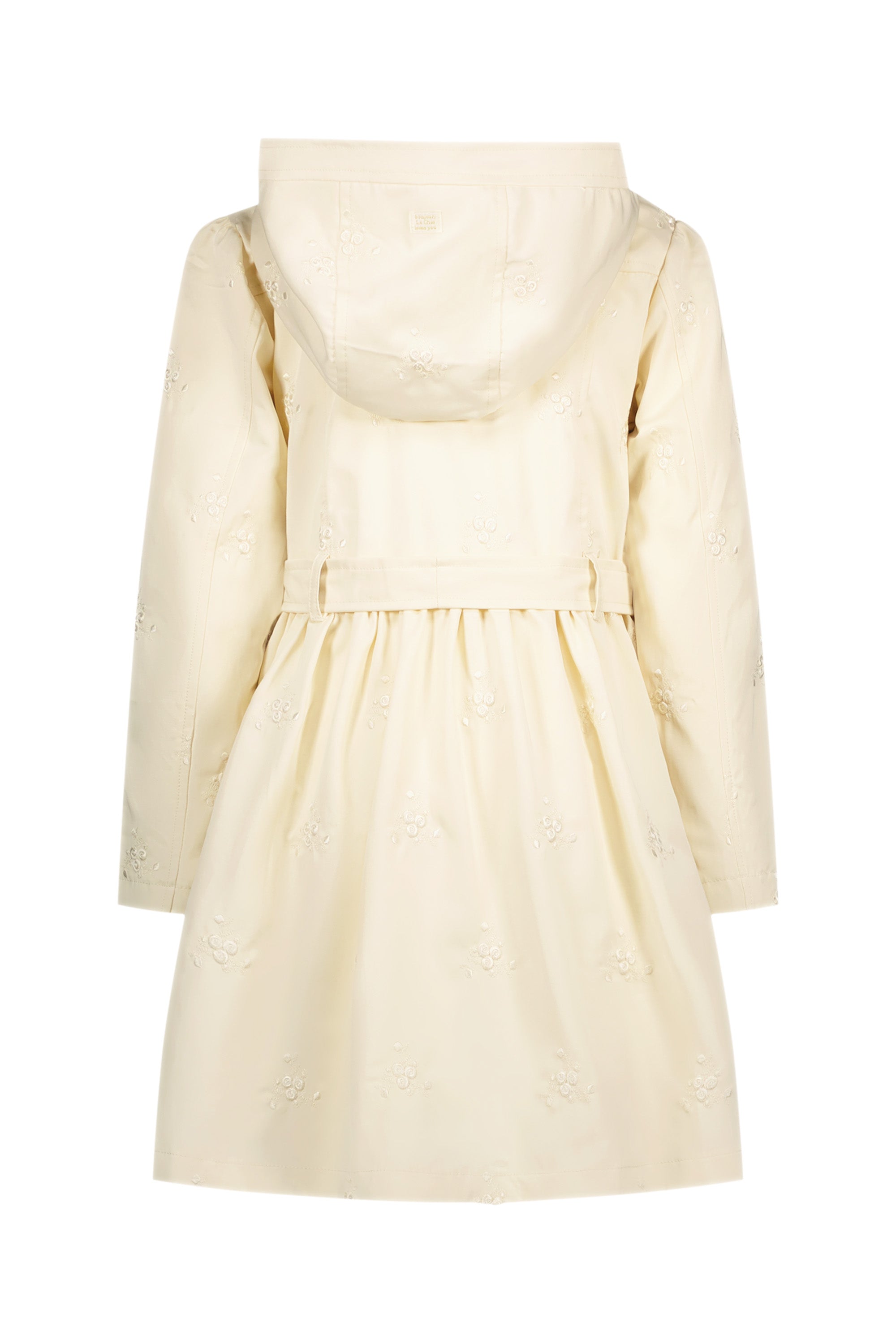 BELSA embroidered summer coat Pearled Ivory