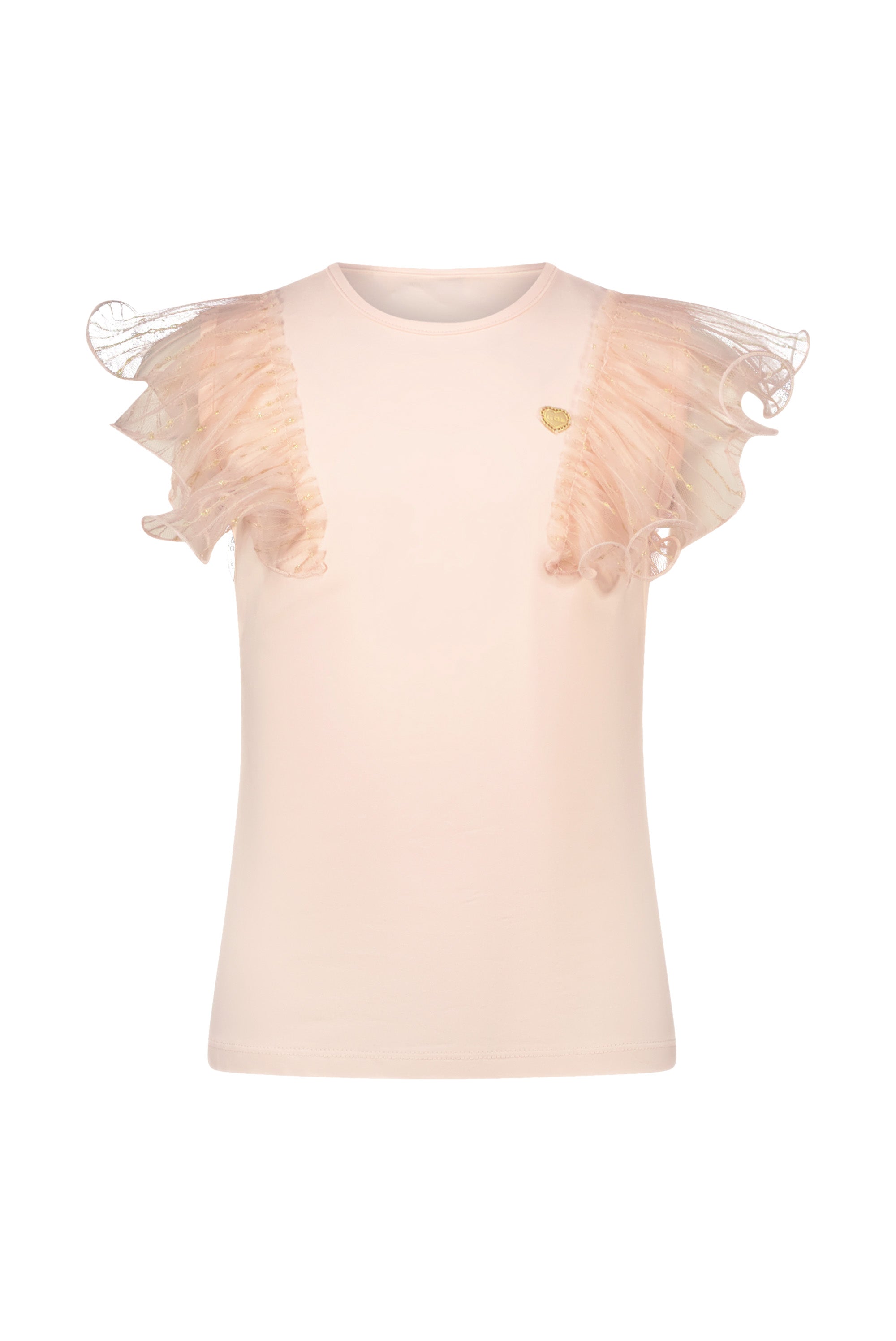 ♥NOBLESSE♥ lurex net T-shirt *Pinky Promise*