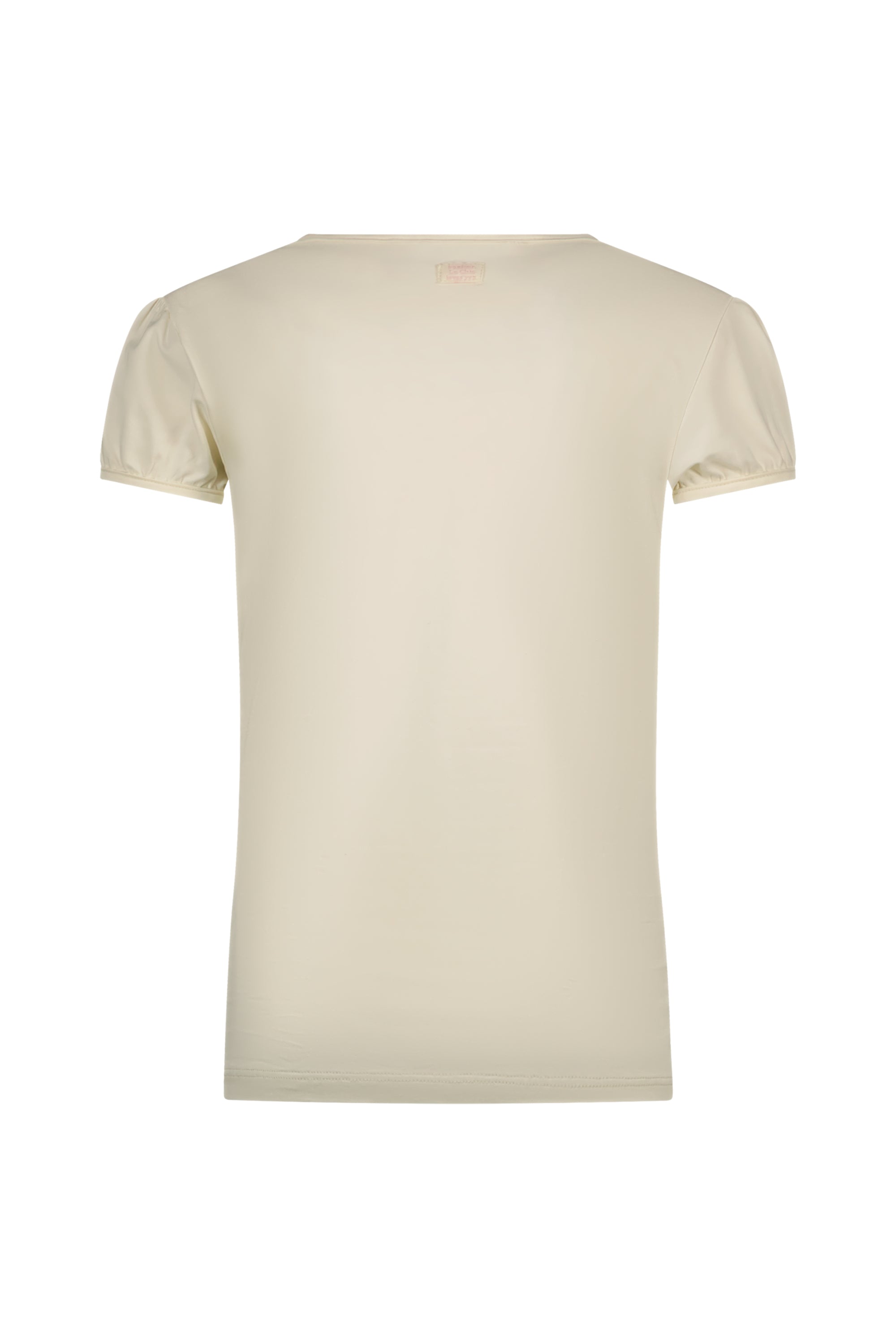 ♥NOMMY♥ pearls & flowers T-shirt *Pearled Ivory*