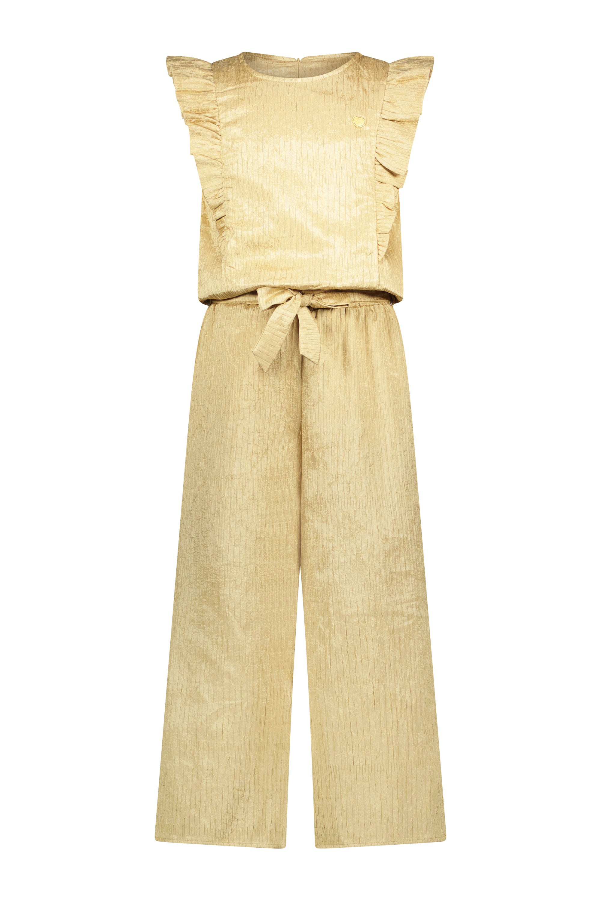 ♥KYROLA♥ crushed satin jumpsuit *Gold Rush*