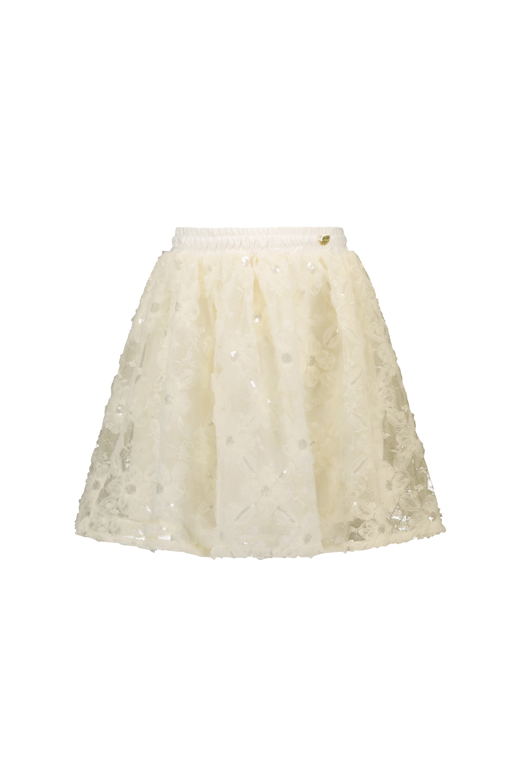 ♥TWILIGHT♥ flower-net skirt *Dreamy Creamy*