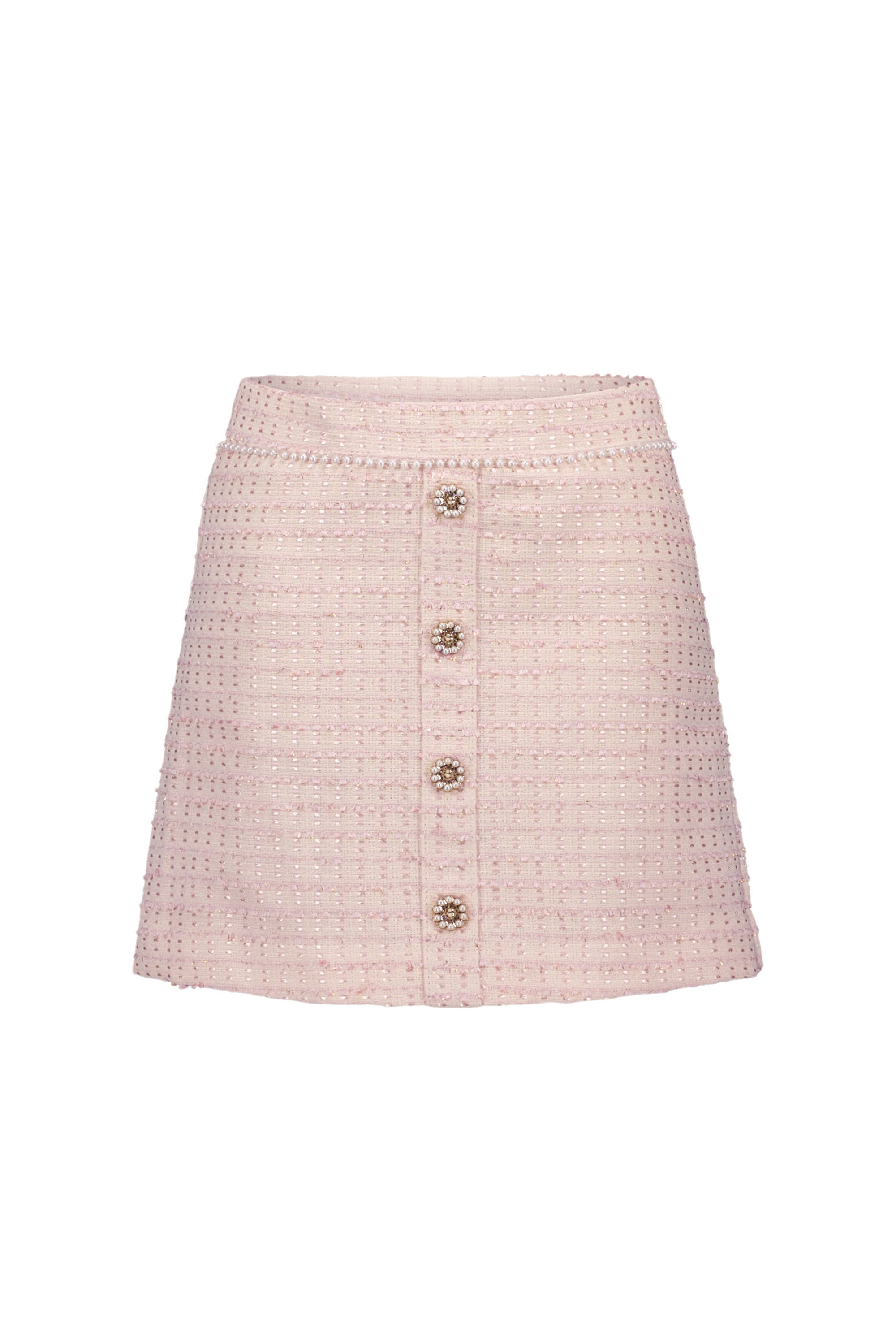 ♥TIANA♥ summer Chic tweed skirt *Lilac Dream*