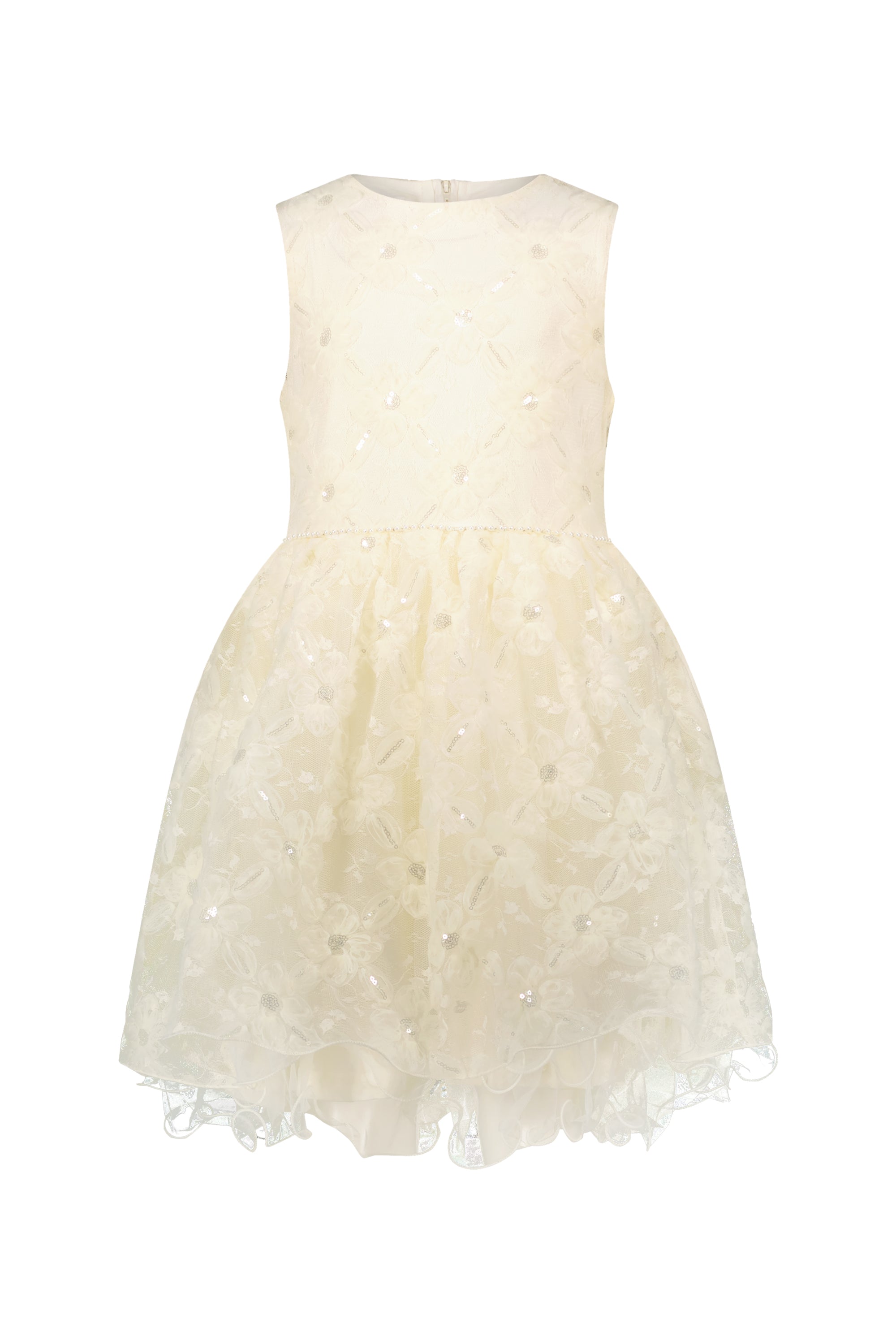 ♥SYMRO♥ flower-net party dress *Dreamy Creamy*