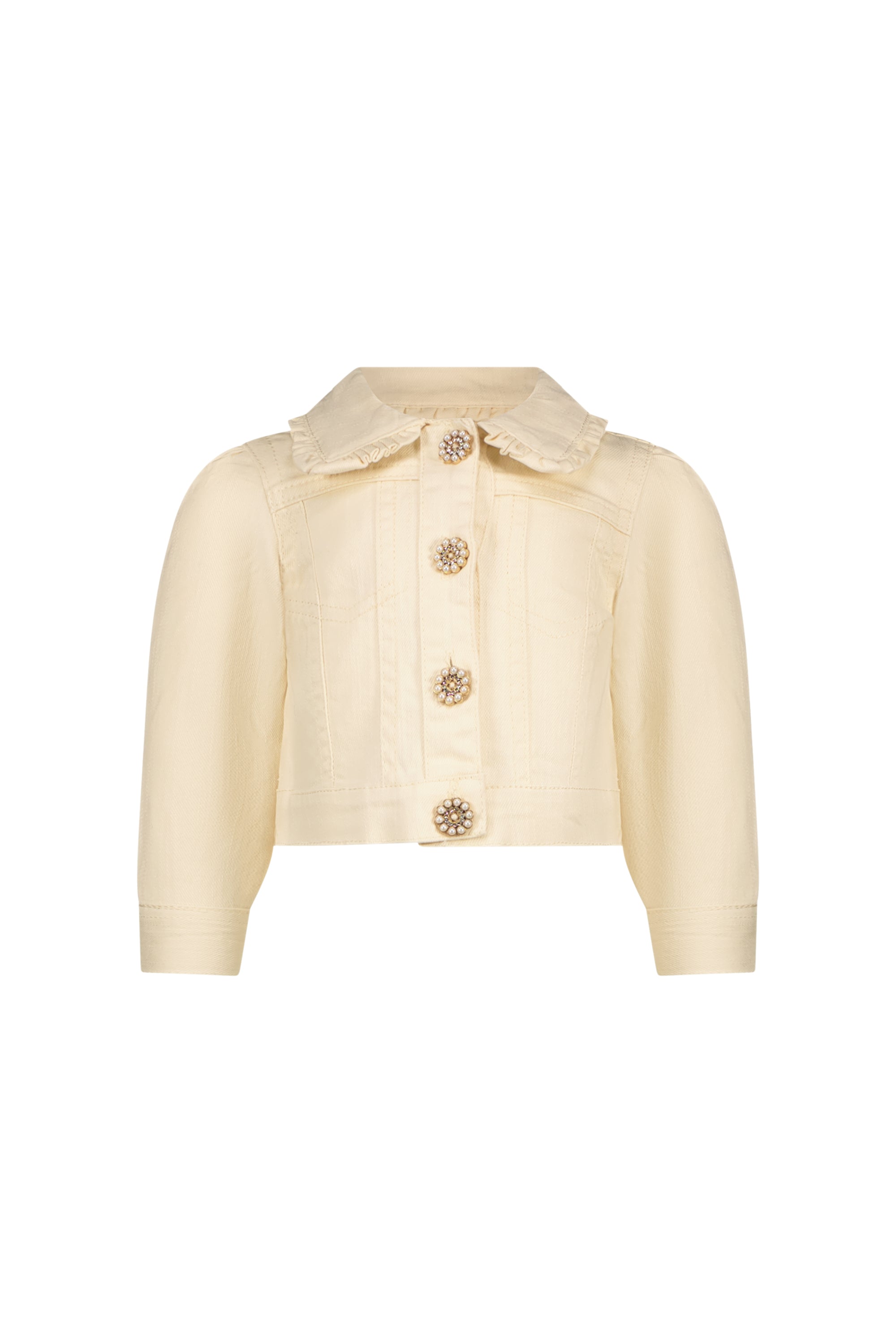 ♥ABLY♥ denim jacket *Pearled Ivory*
