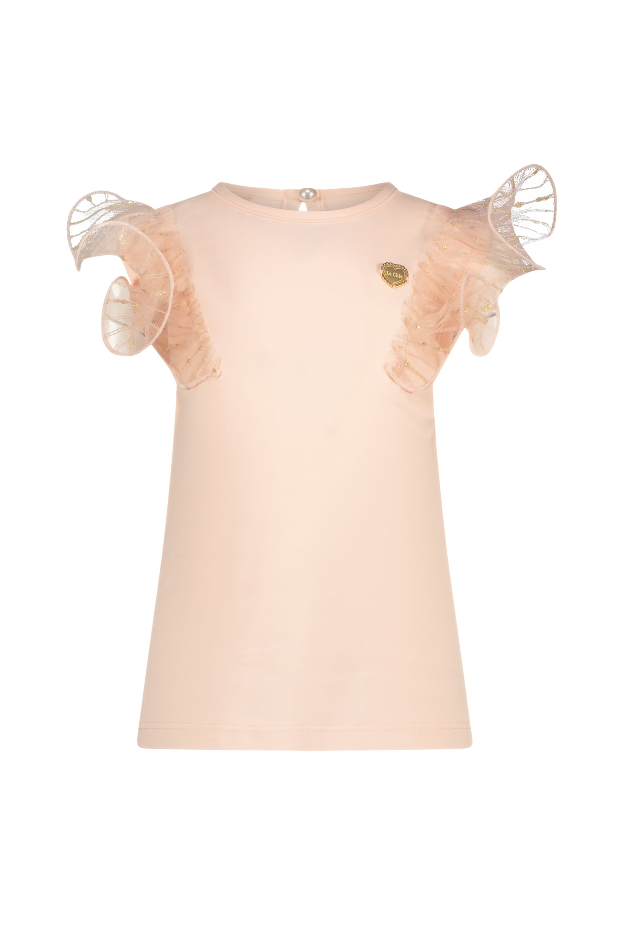 ♥NOBLY♥ gold net T-shirt *Pinky Promise*