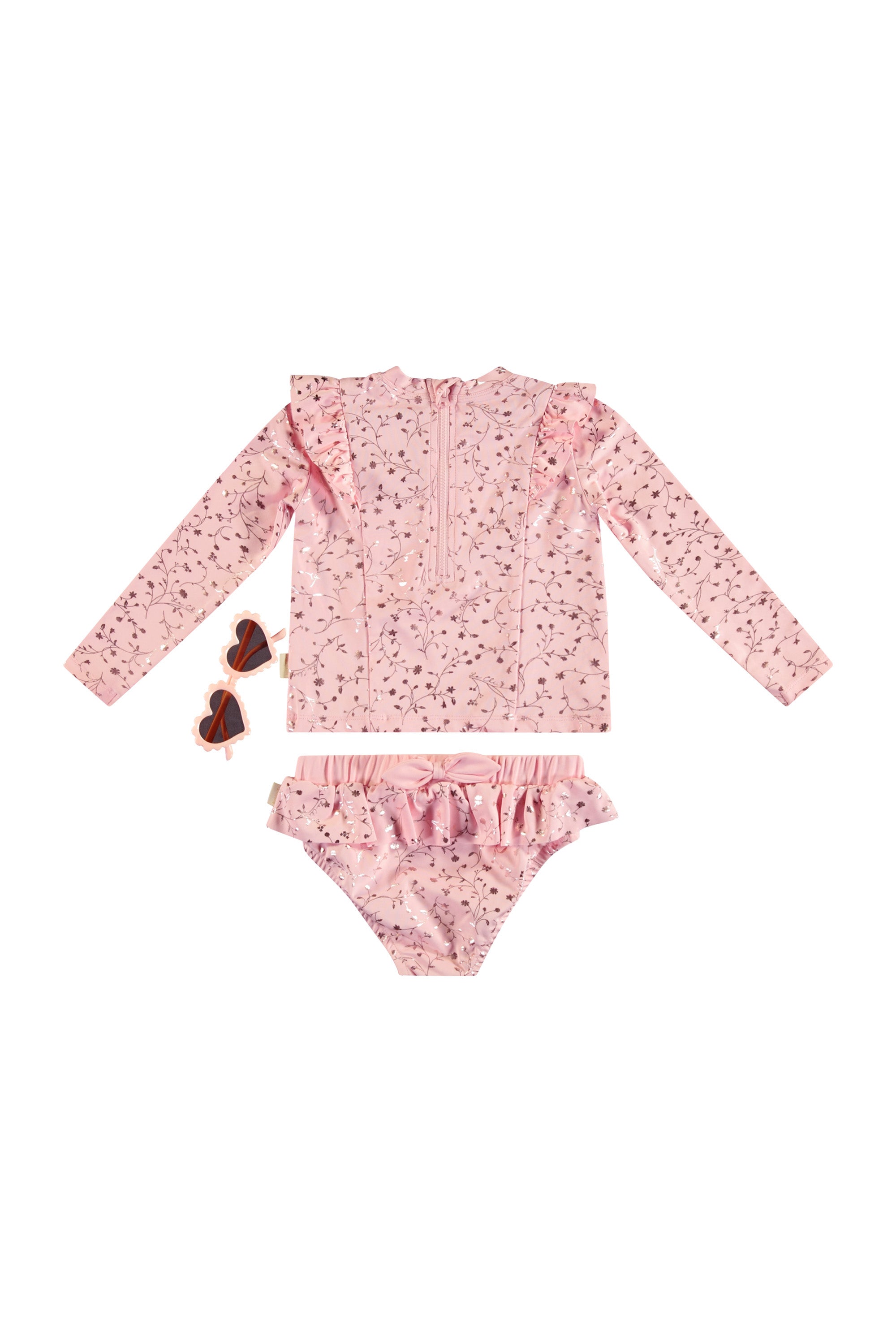 ♥ZOÉ♥ 2-piece swimset & sunglasses *Cotton Candy*