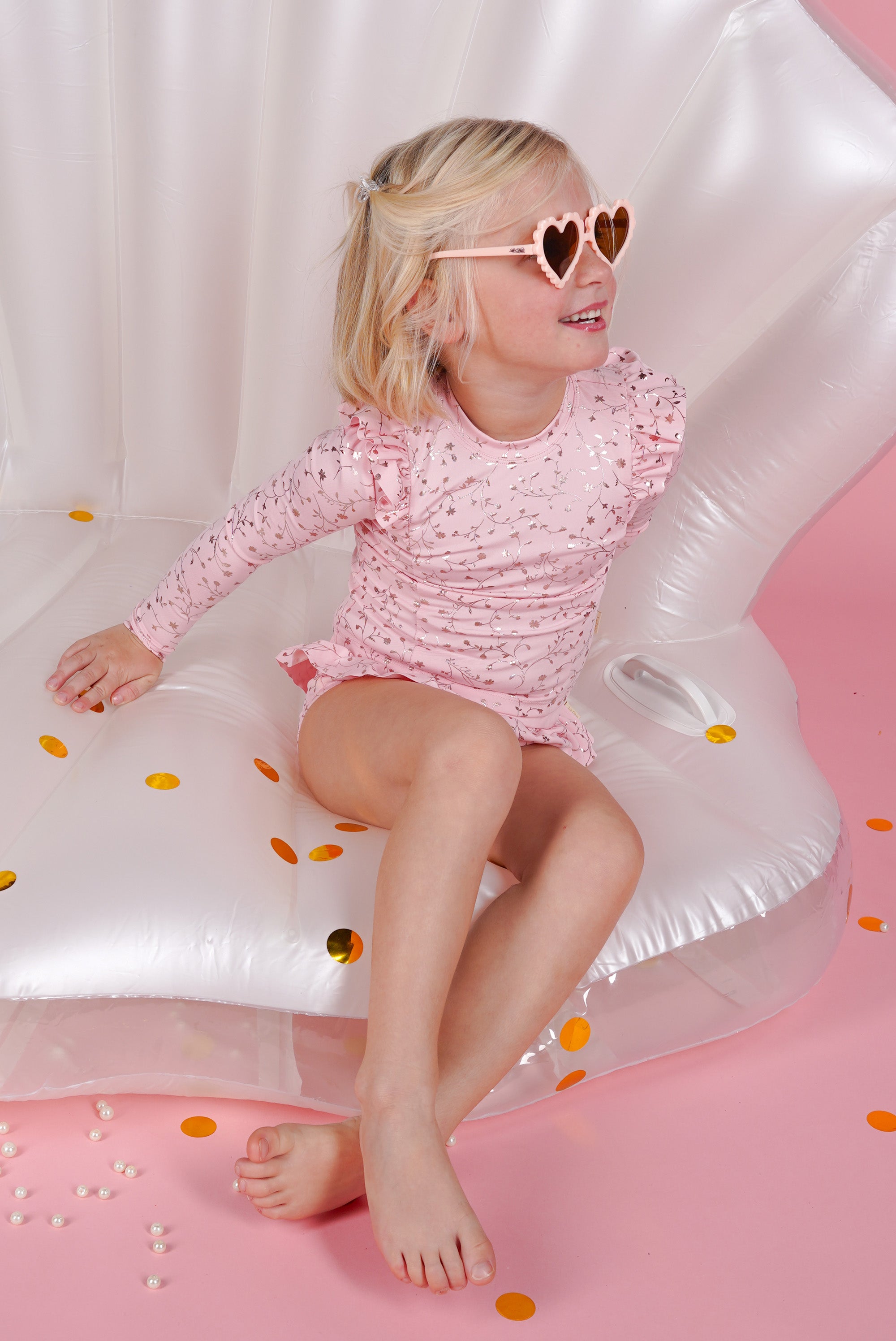 ♥ZOÉ♥ 2-piece swimset & sunglasses *Cotton Candy*