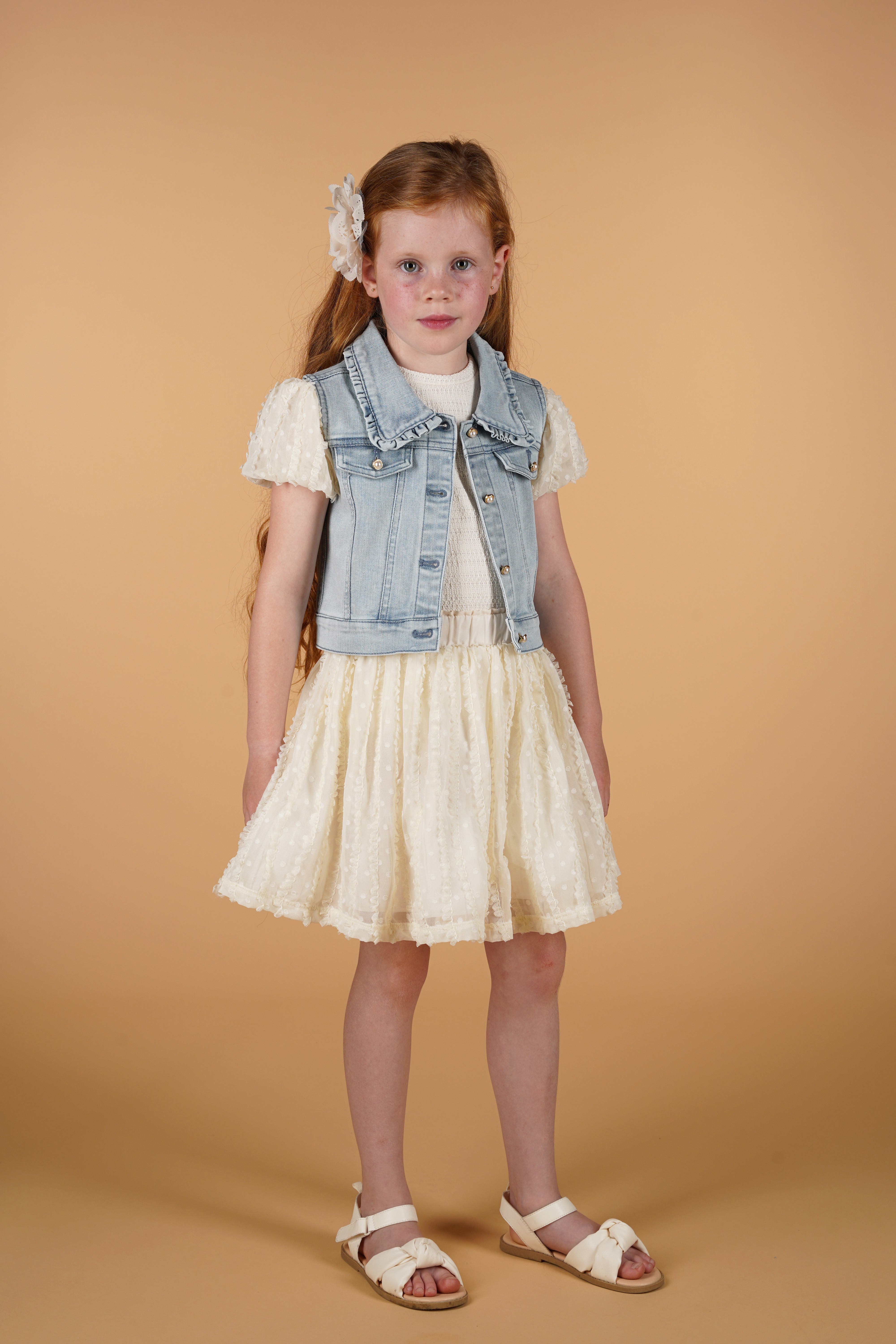 ♥ TEDDIES ♥ dots & ruffles skirt