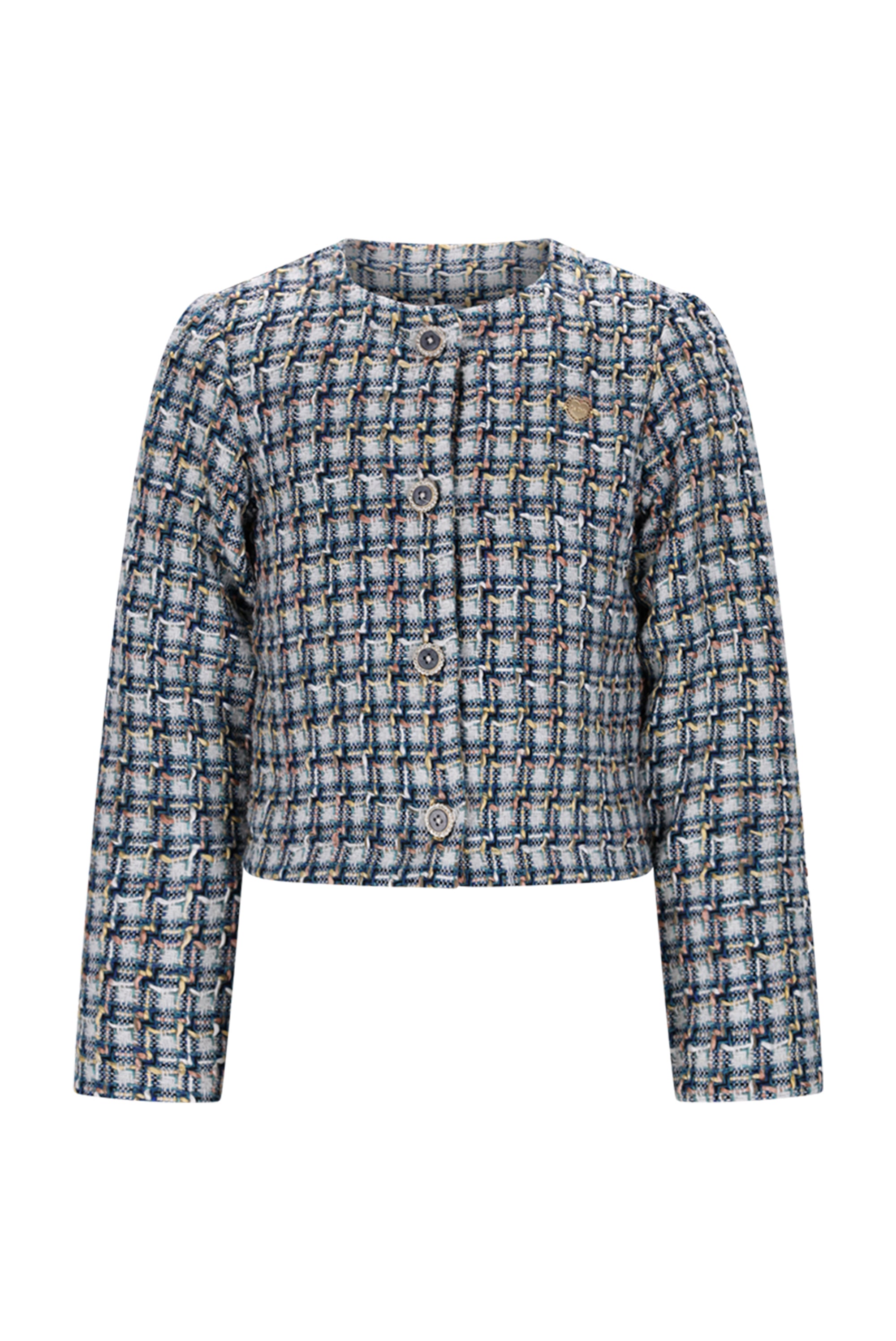 ♥ AMSY ♥ tweed jasje *Blauw*