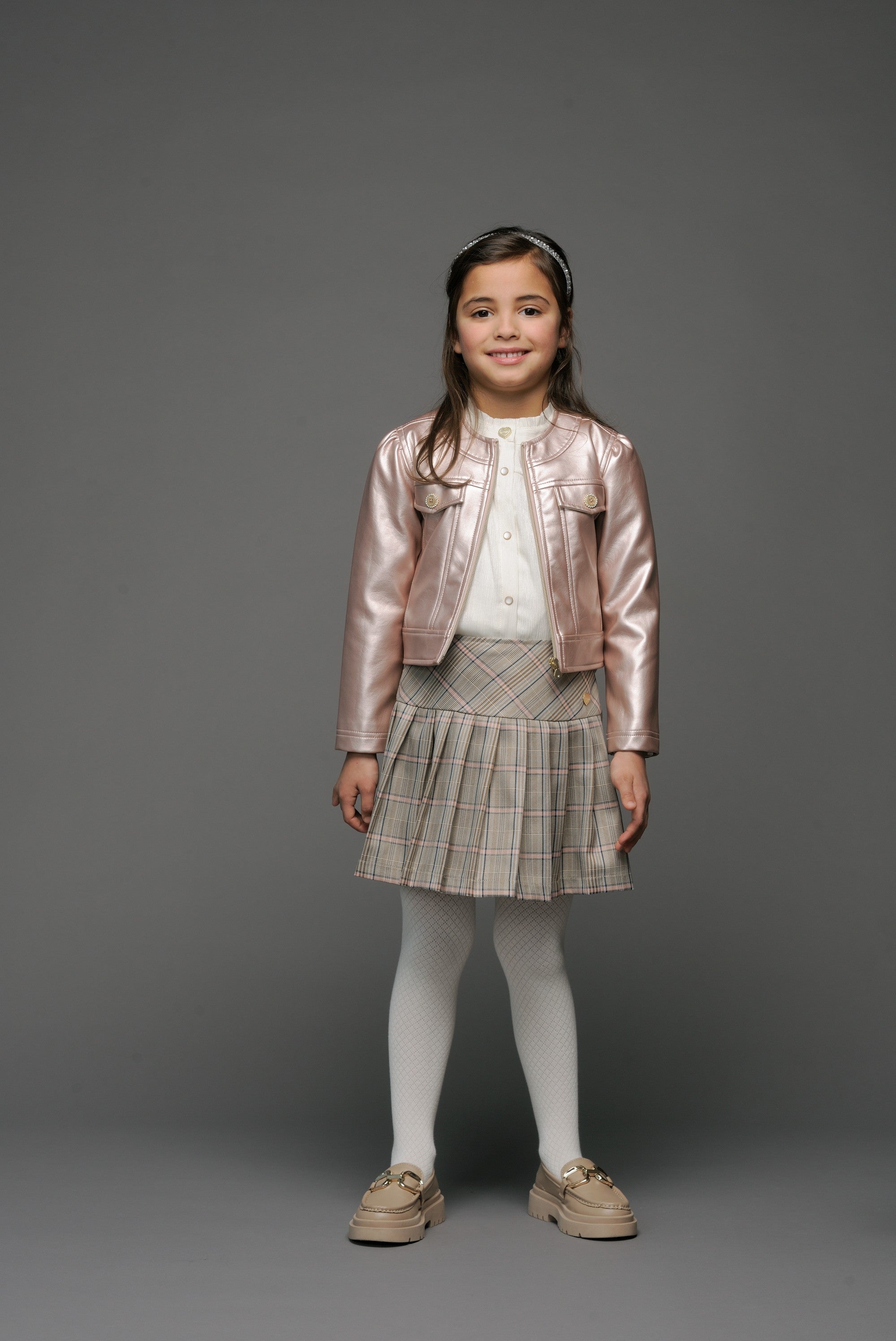 ♥ AMOUR ♥ fake leather jasje *Roze*