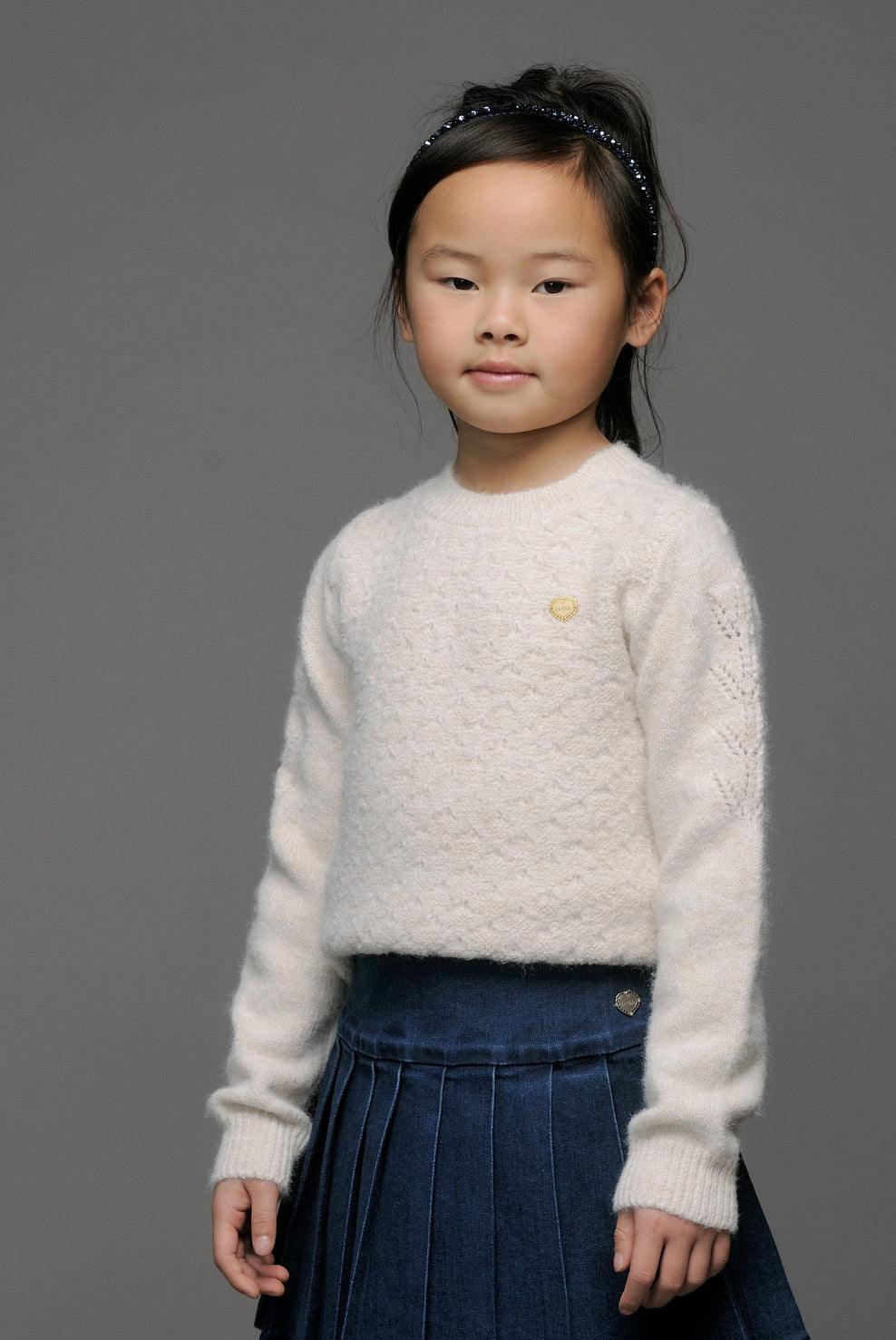 ♥ OKIDO ♥ gebreide trui *Off-White*