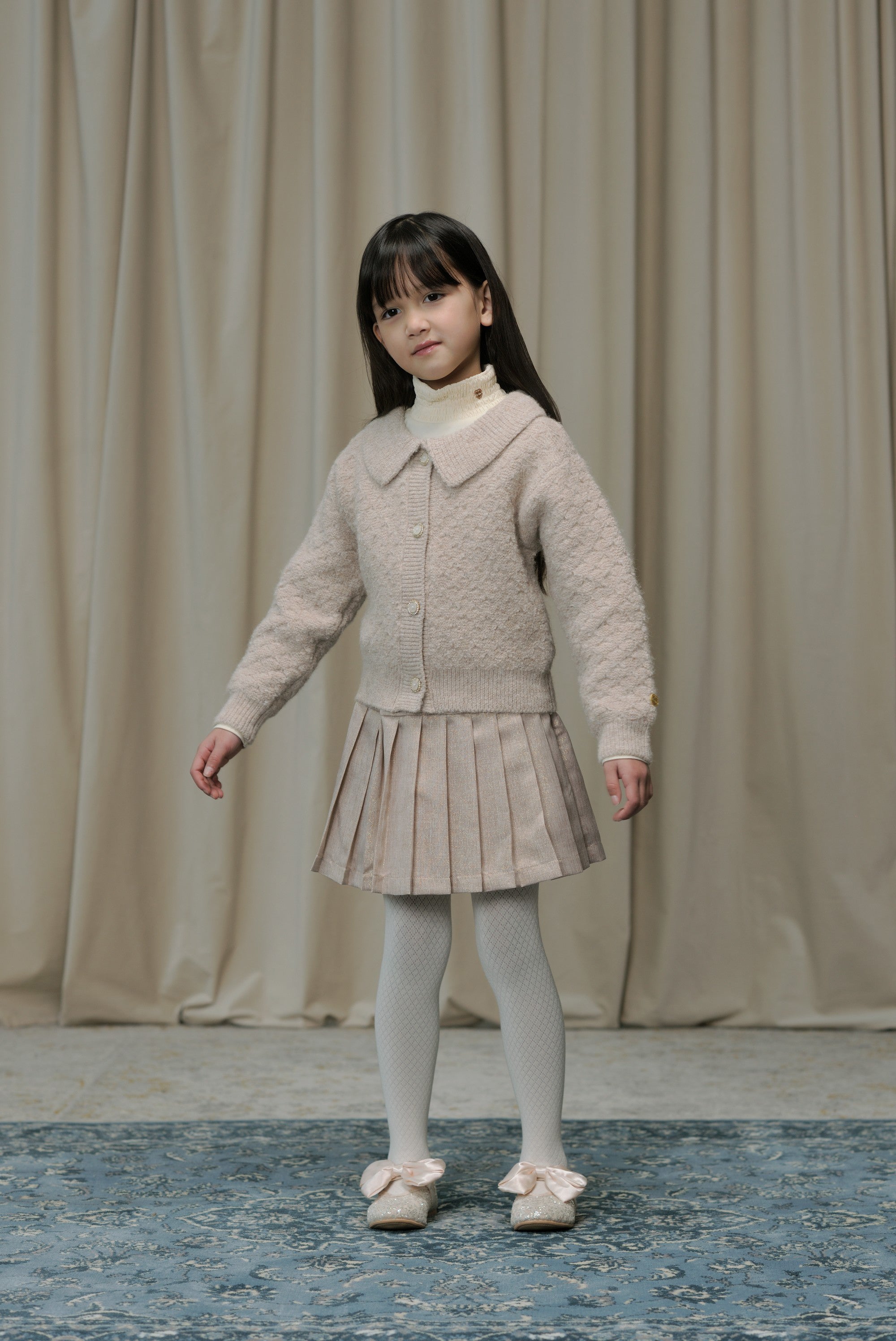 ♥ OMSKY ♥ gebreid vest *Beige*