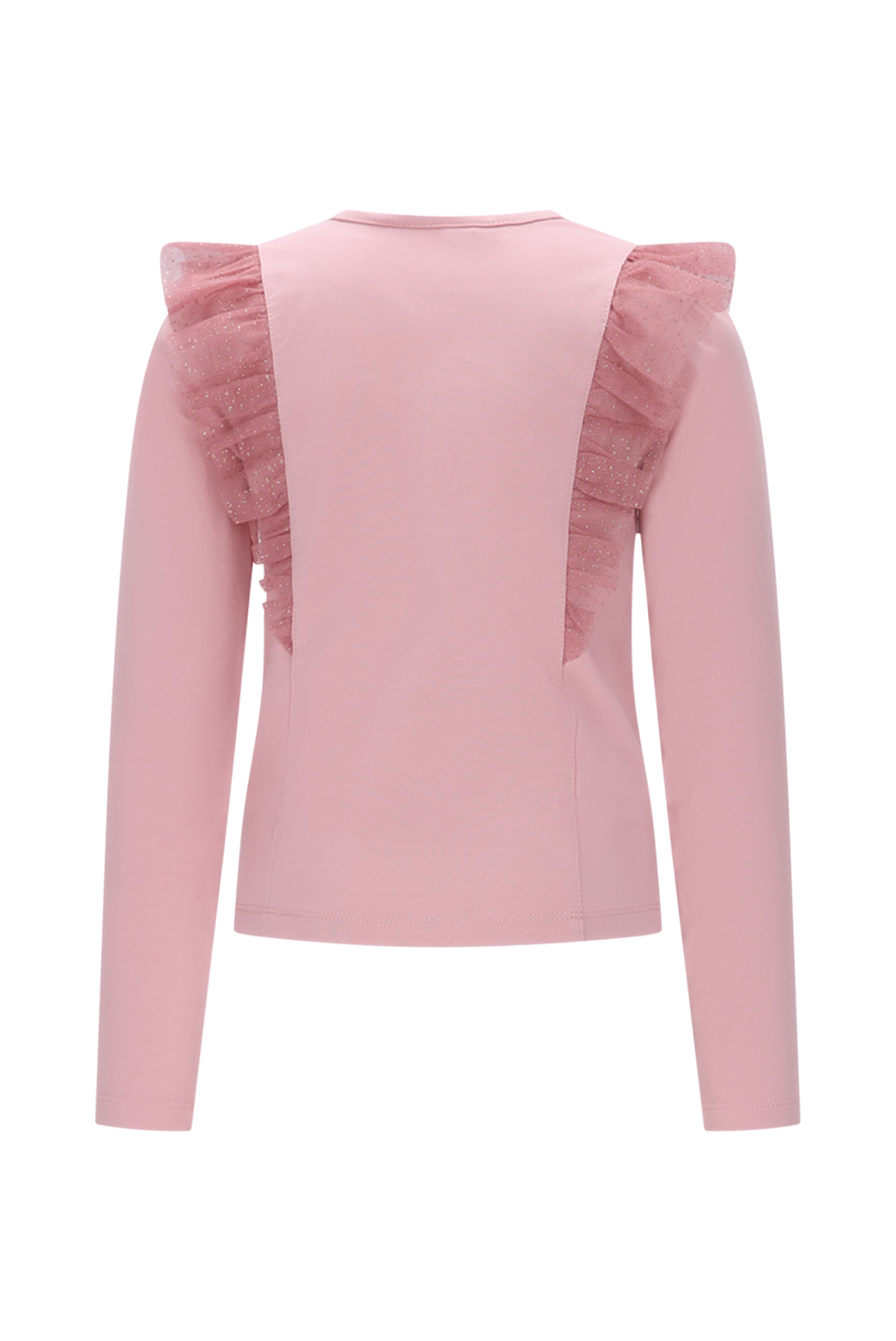 ♥ NUFFY ♥ T-shirt met ruches *Roze*