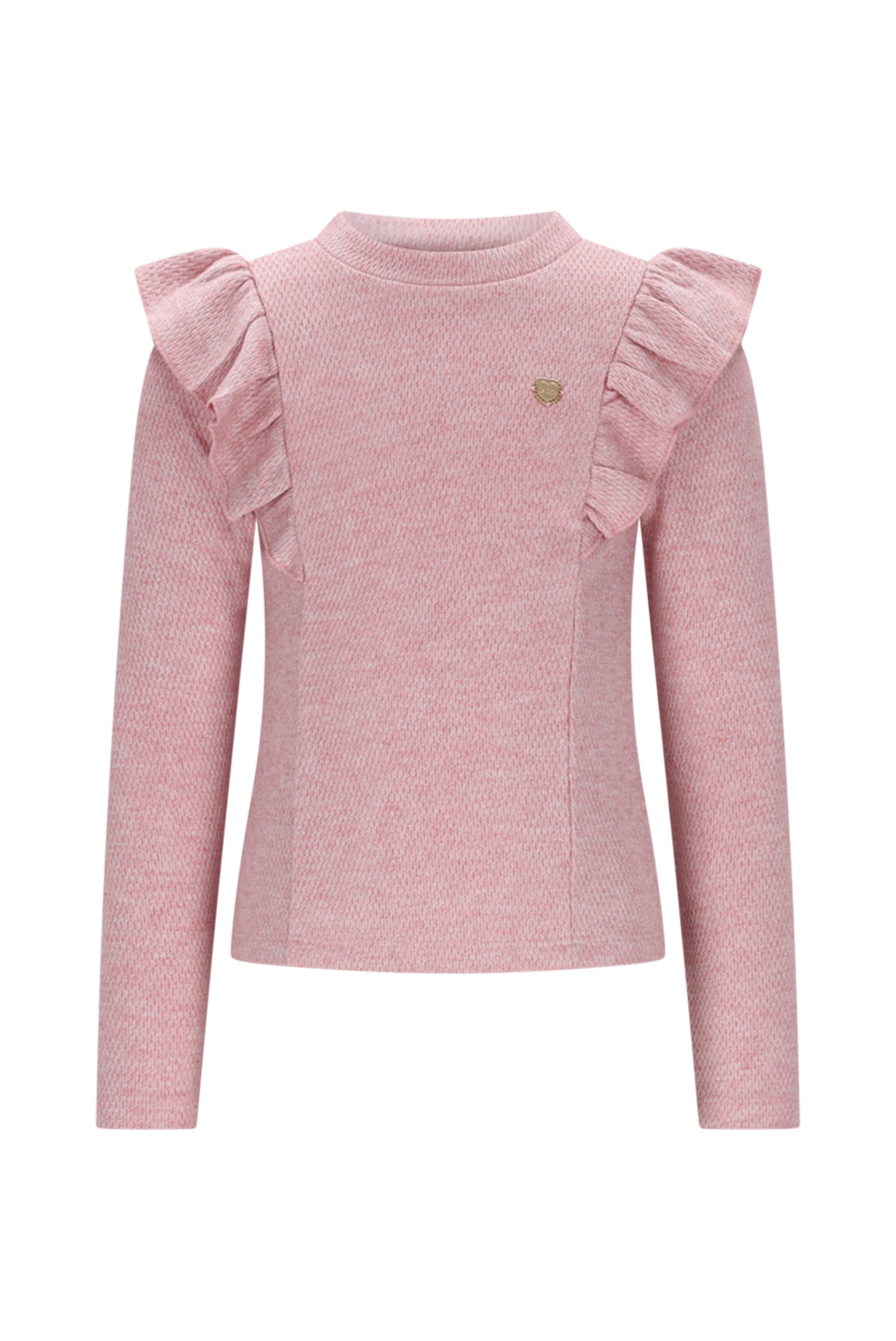 ♥ NADYA ♥ top met ruches *Roze*