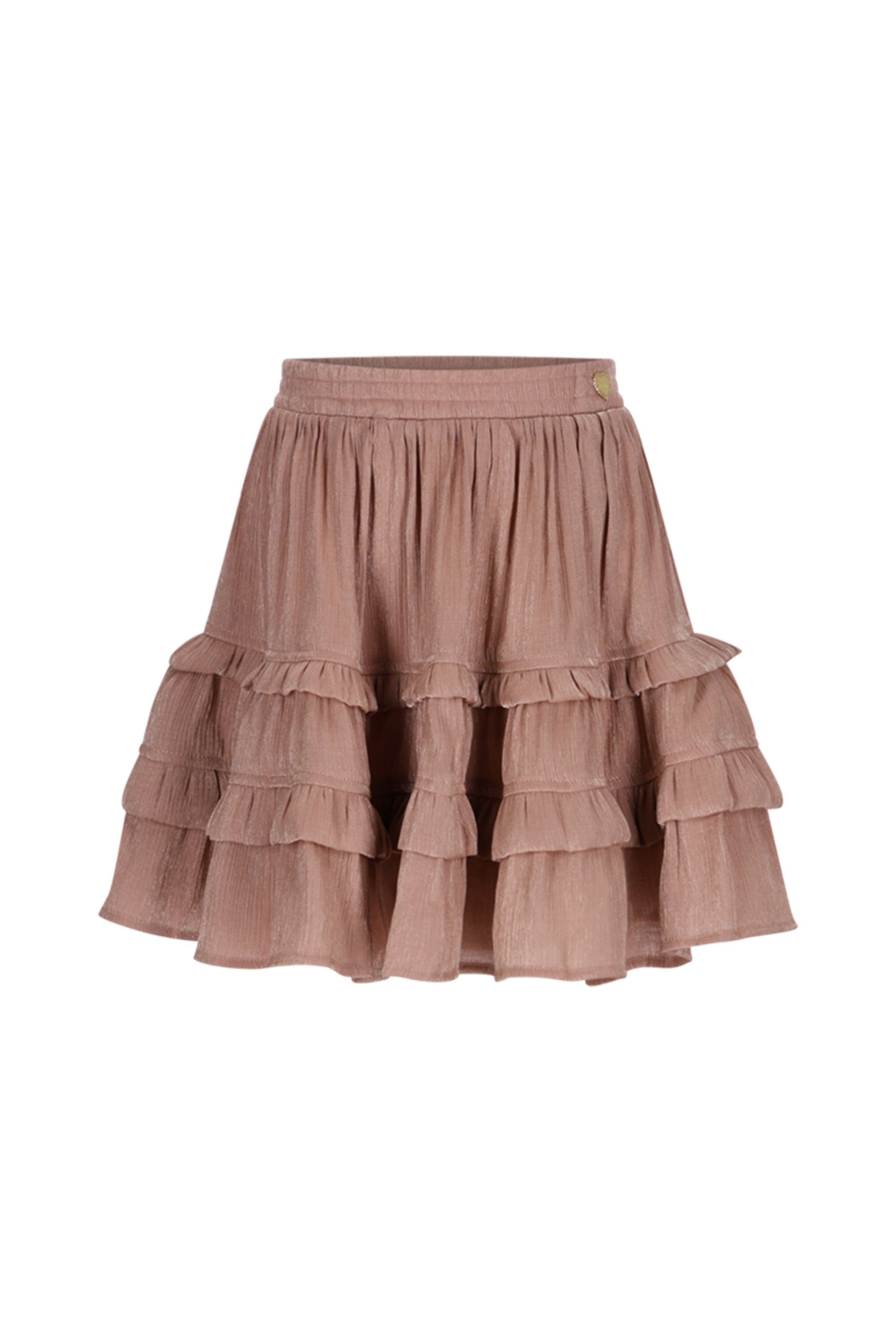 ♥ THAMSIN ♥ rok met ruches *Koper*