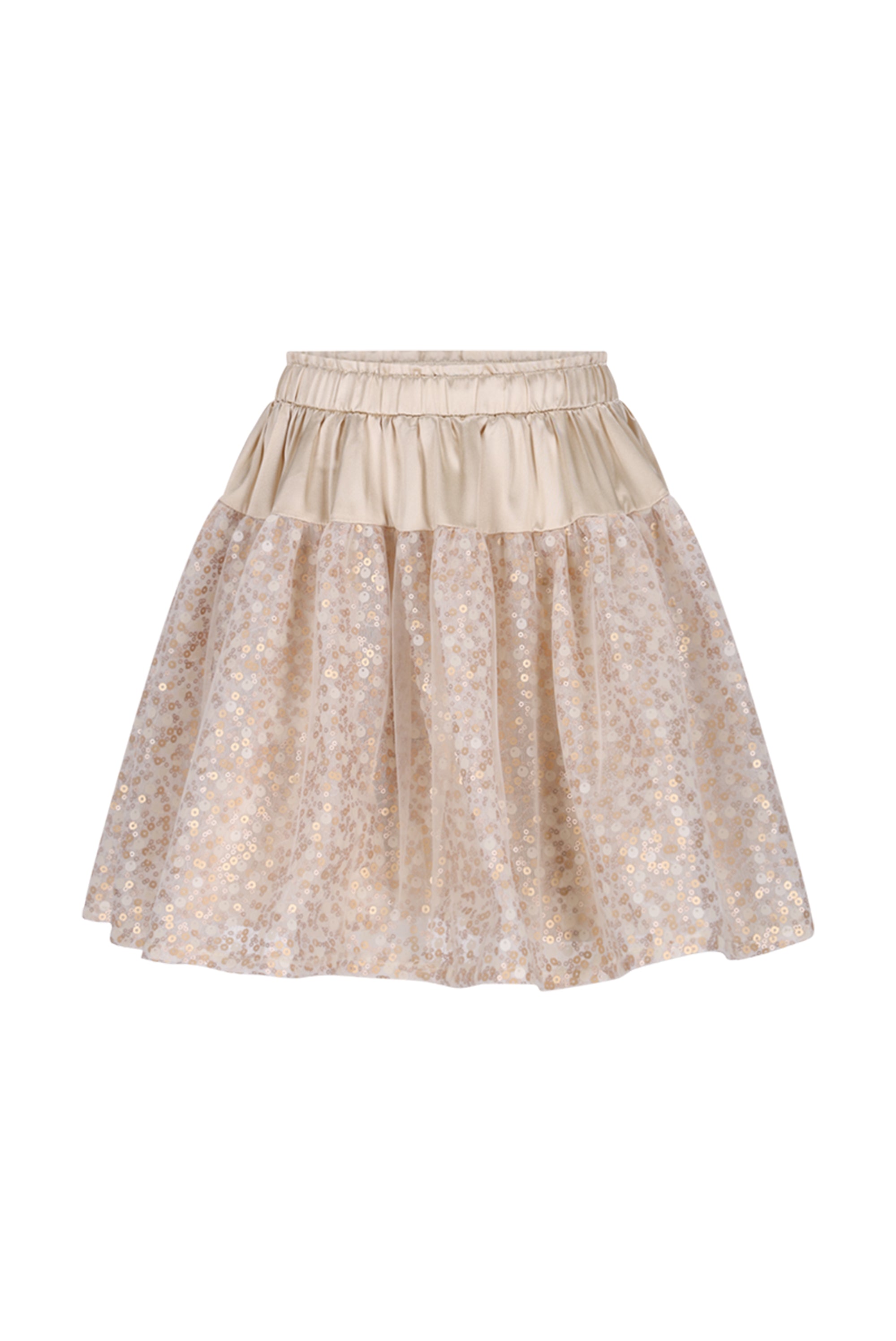 ♥ TRUST ♥ pailletten rok *Goud*