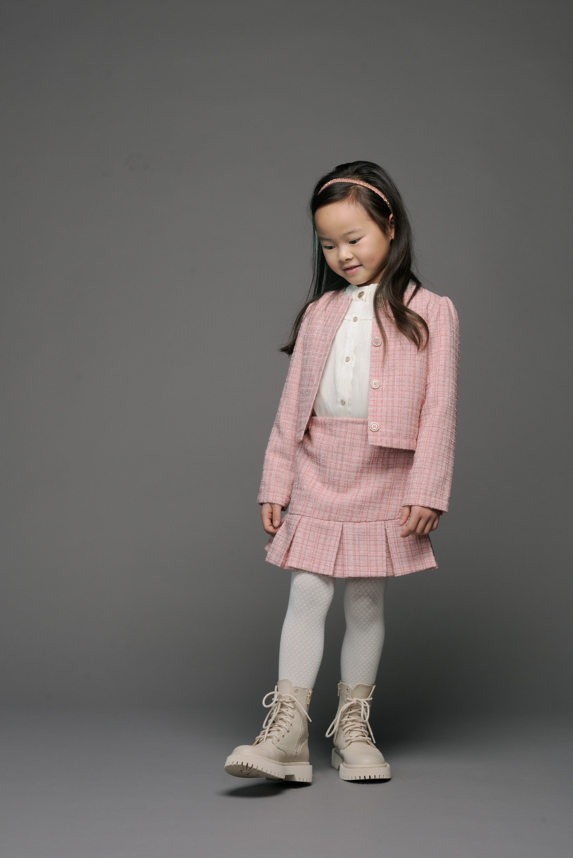 ♥ TIVVY ♥ tweed rok *Roze*