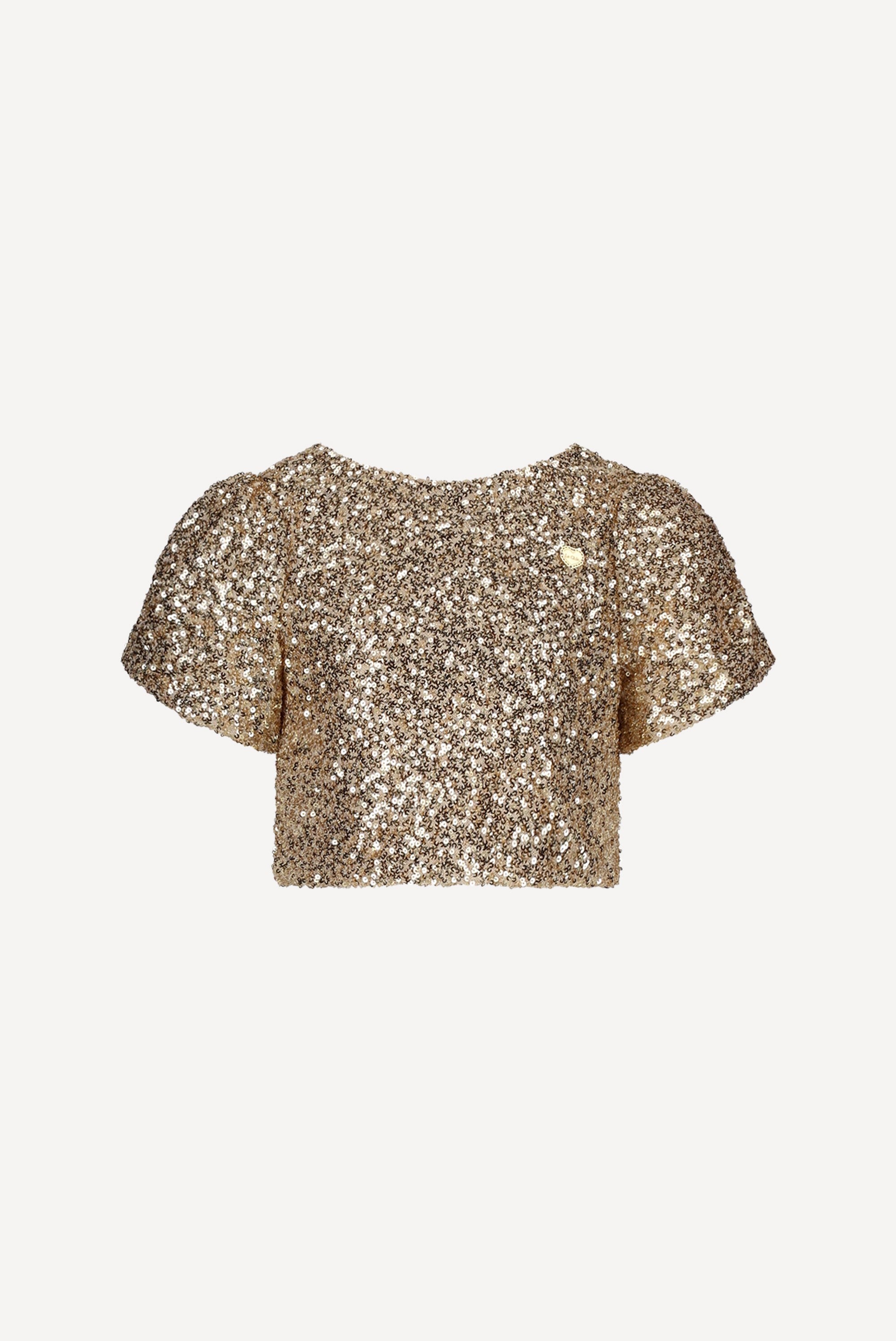 ELSTREE crop top. Golden Glow