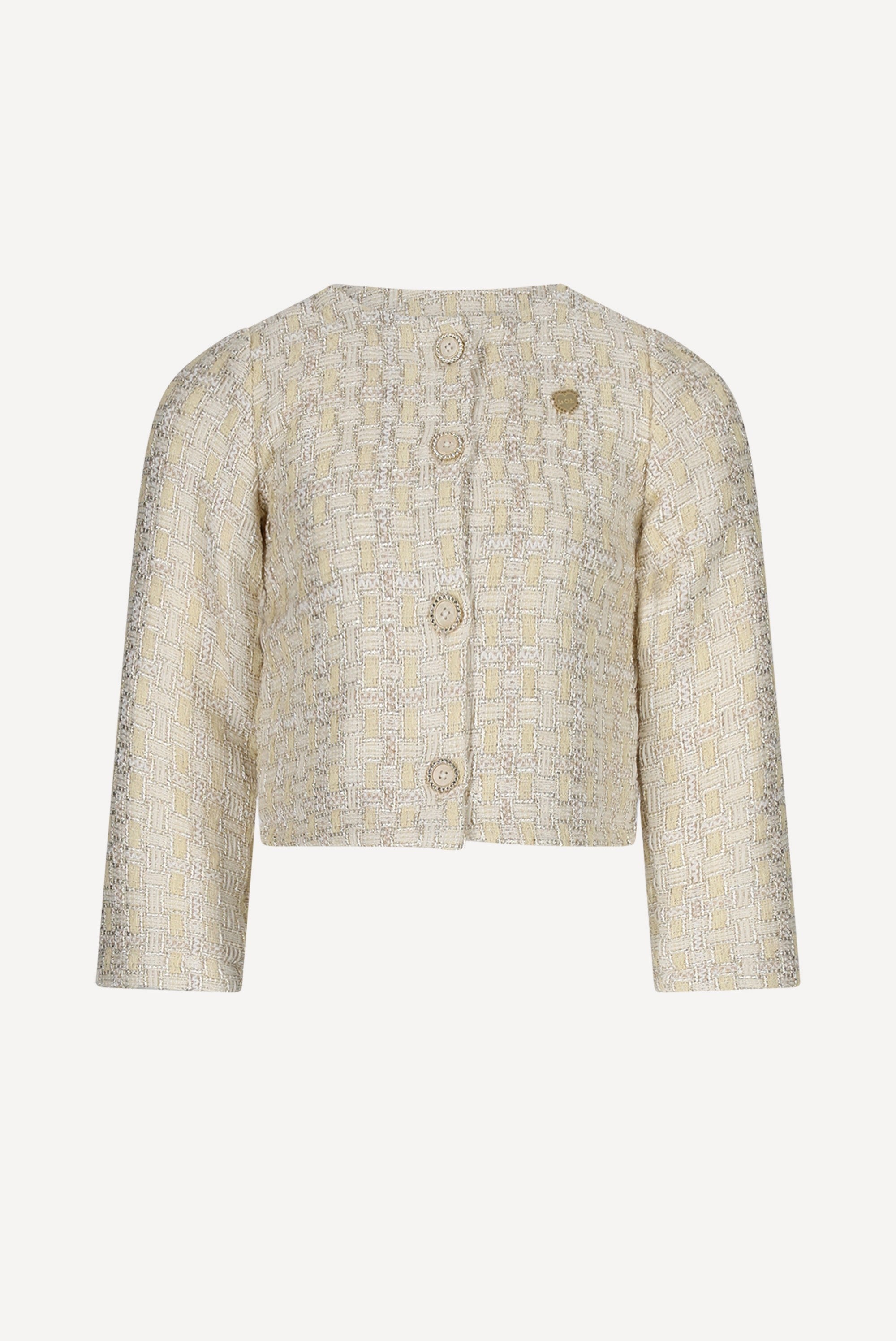 AMSY tweed jasje. Golden Glow