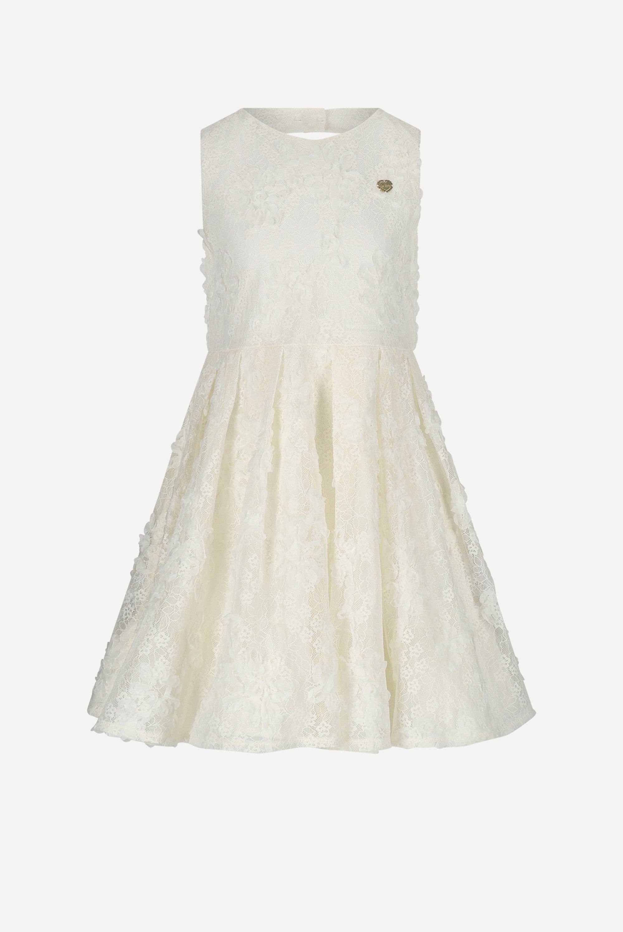 SOLUNA open-back jurk. Pearl