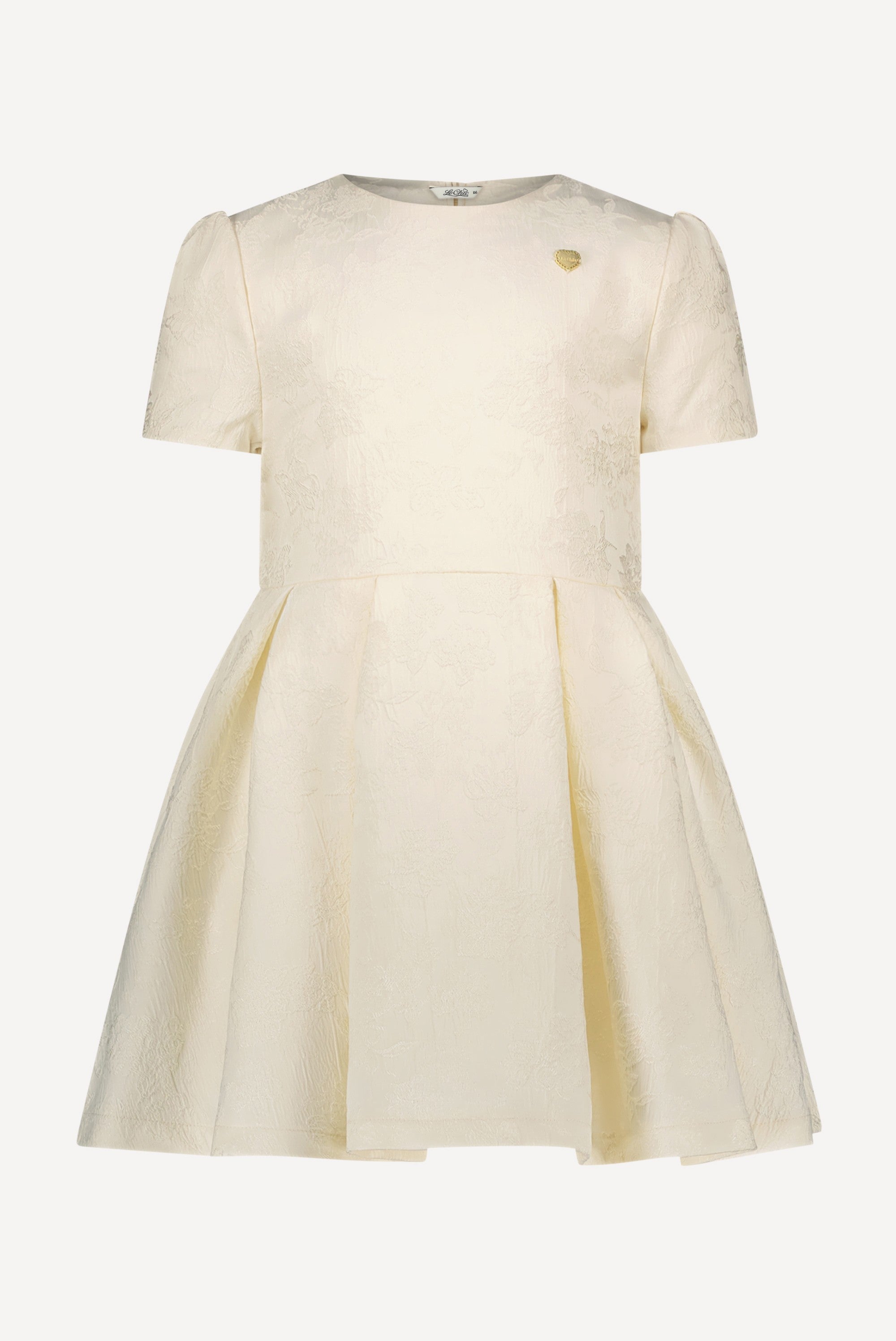 SOCHIC damast jurk. Pearl