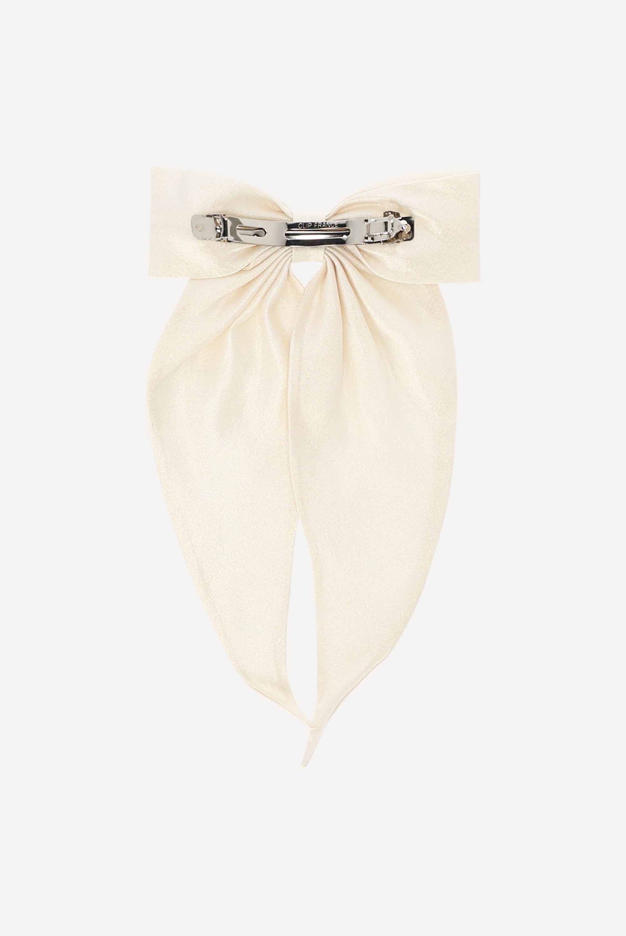 RANIA strik haarclip. Pearl