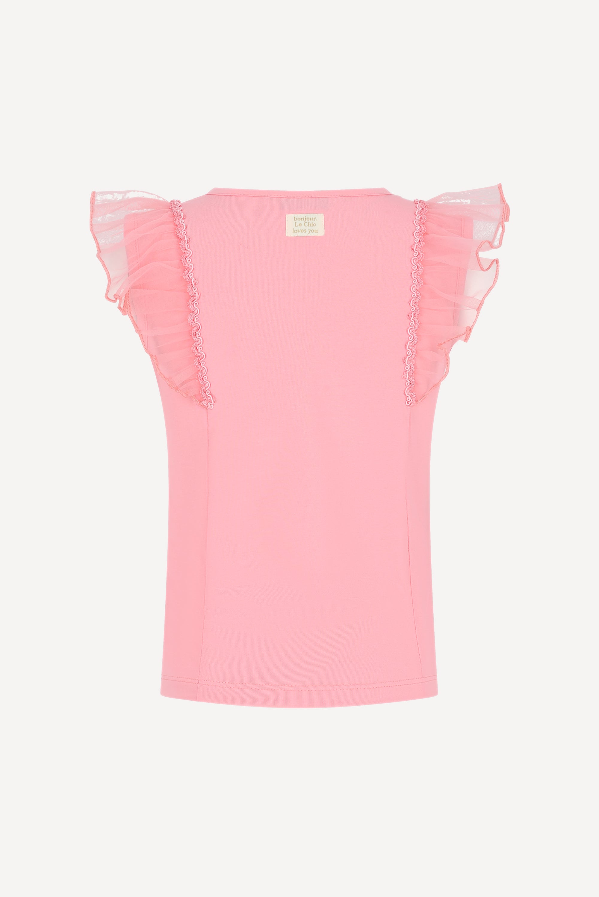 NOPPY mouwloos T-shirt. Flamingo Festival