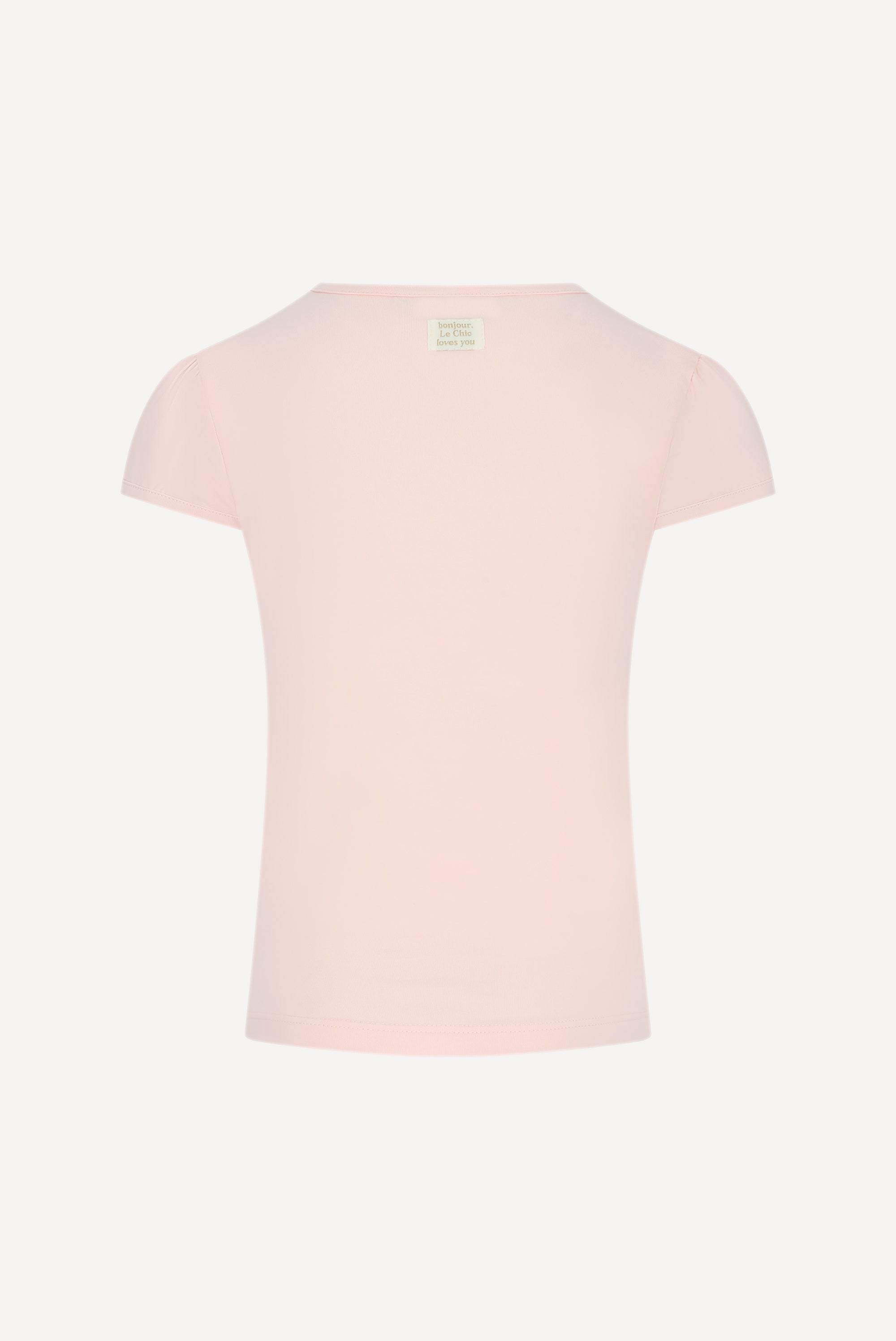 NOMMY bloem T-shirt. Pink Symphony