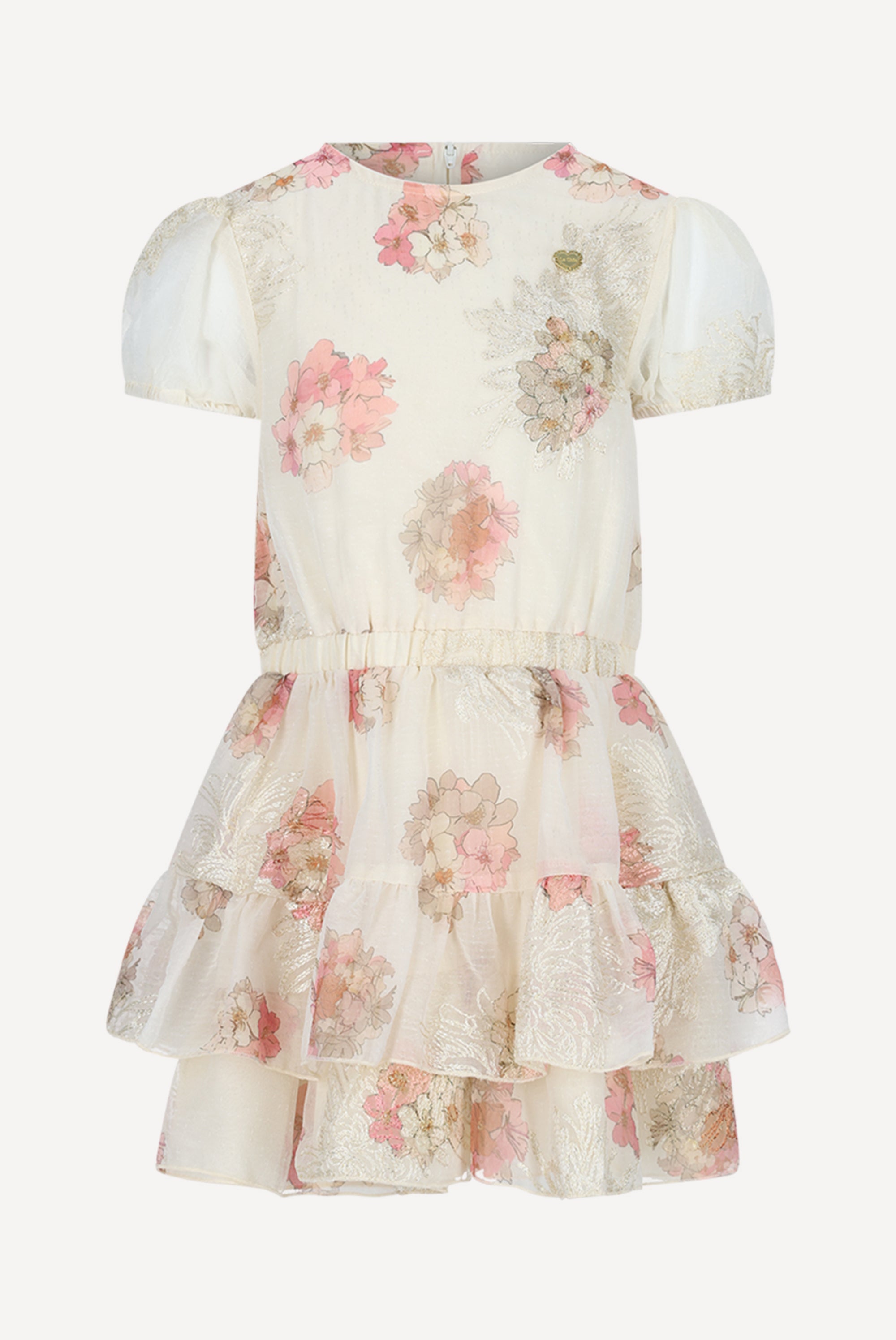 SALSMA zomerjurk. Off White Bouquet