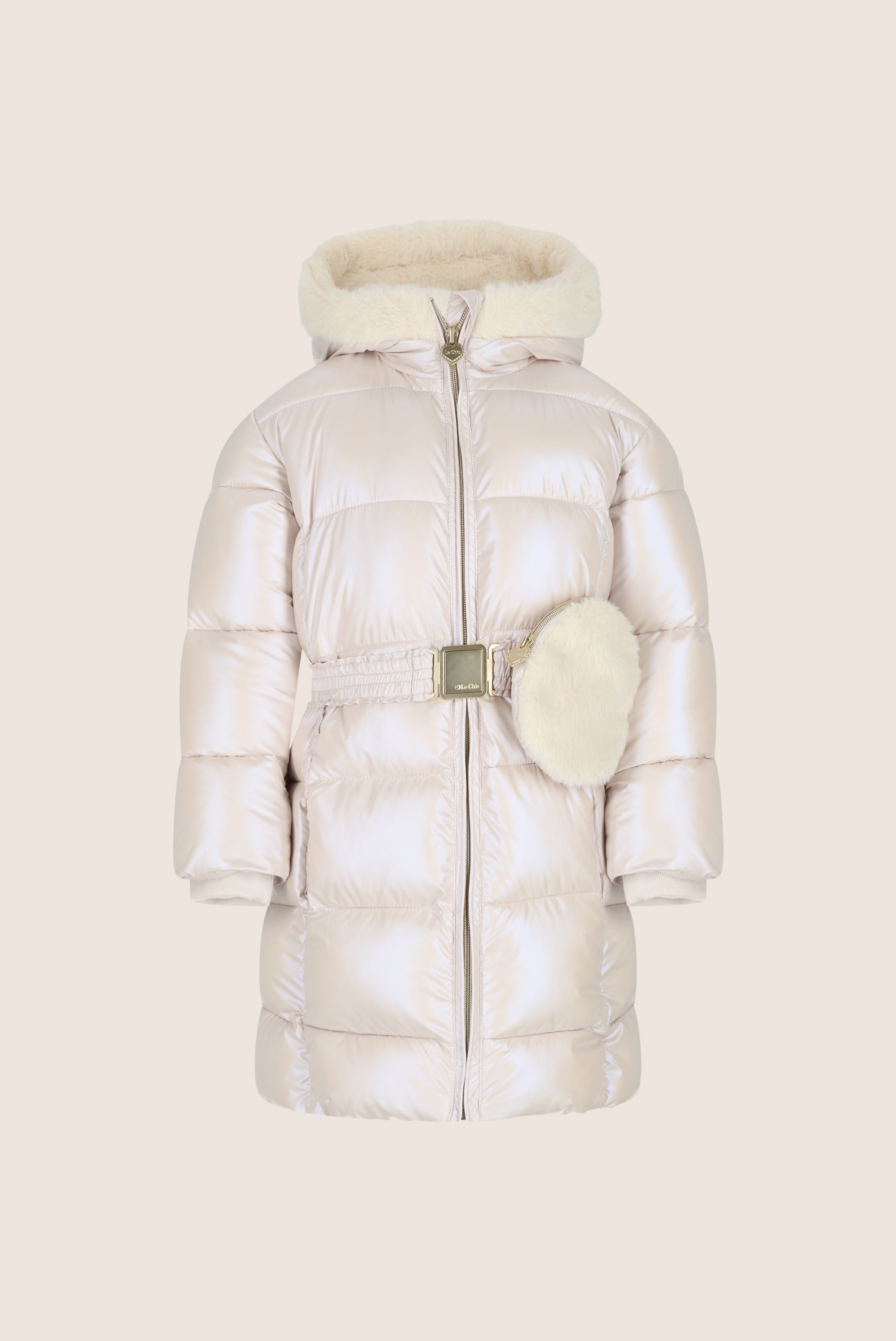 BODHI winterjas met tasje - Silver Shadow