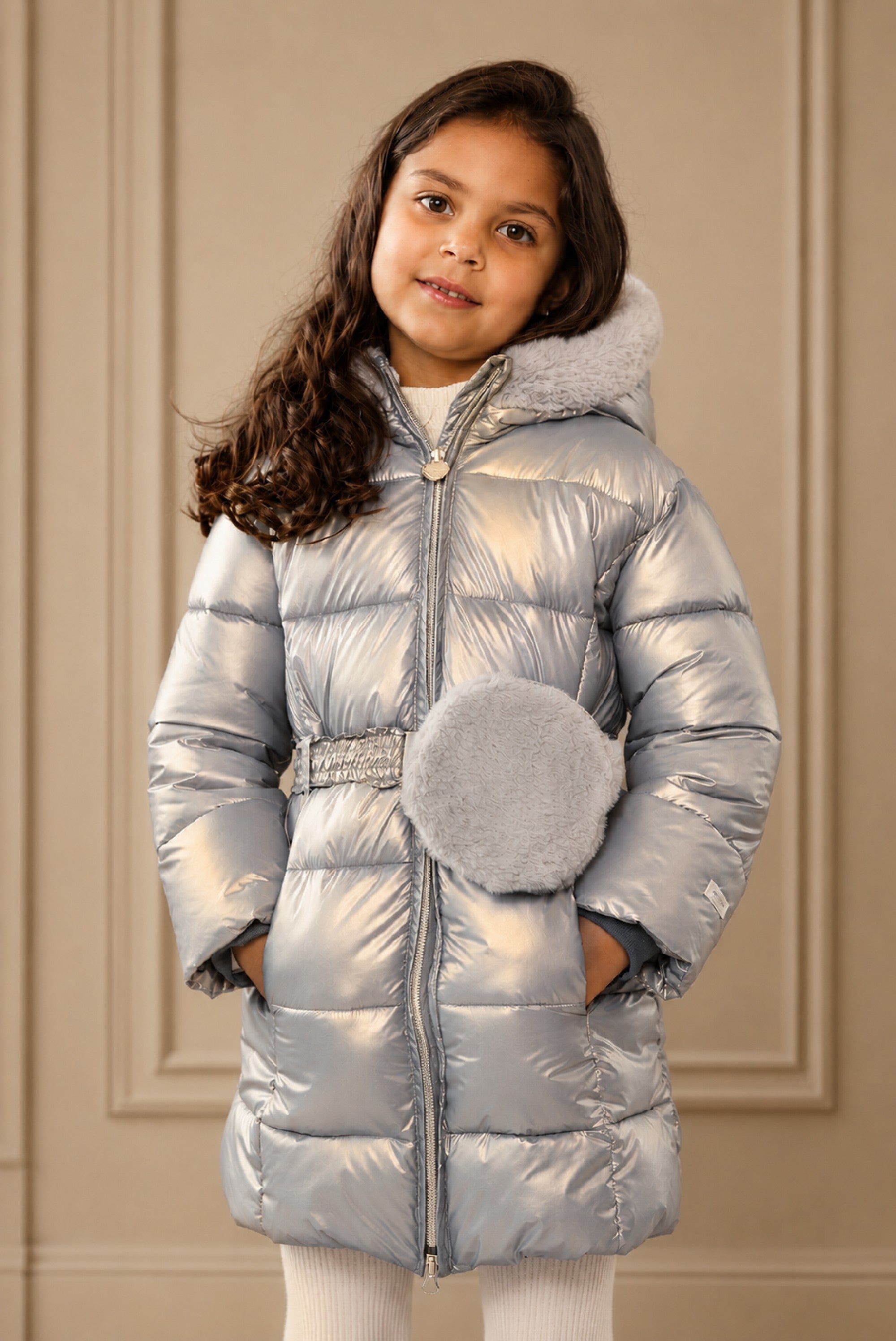 BODHI winterjas met tasje - Gorgeous Grey
