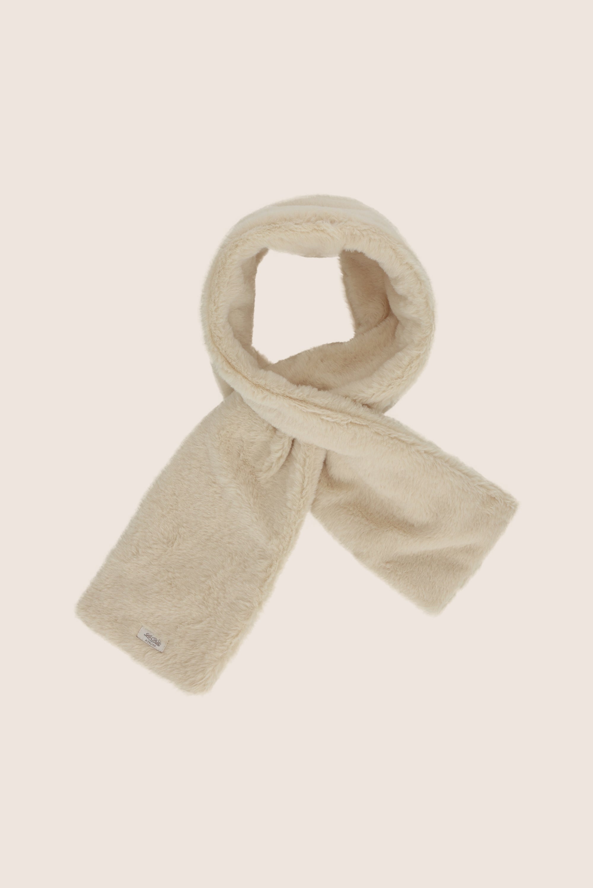 RIANNA furry sjaal - Antique White