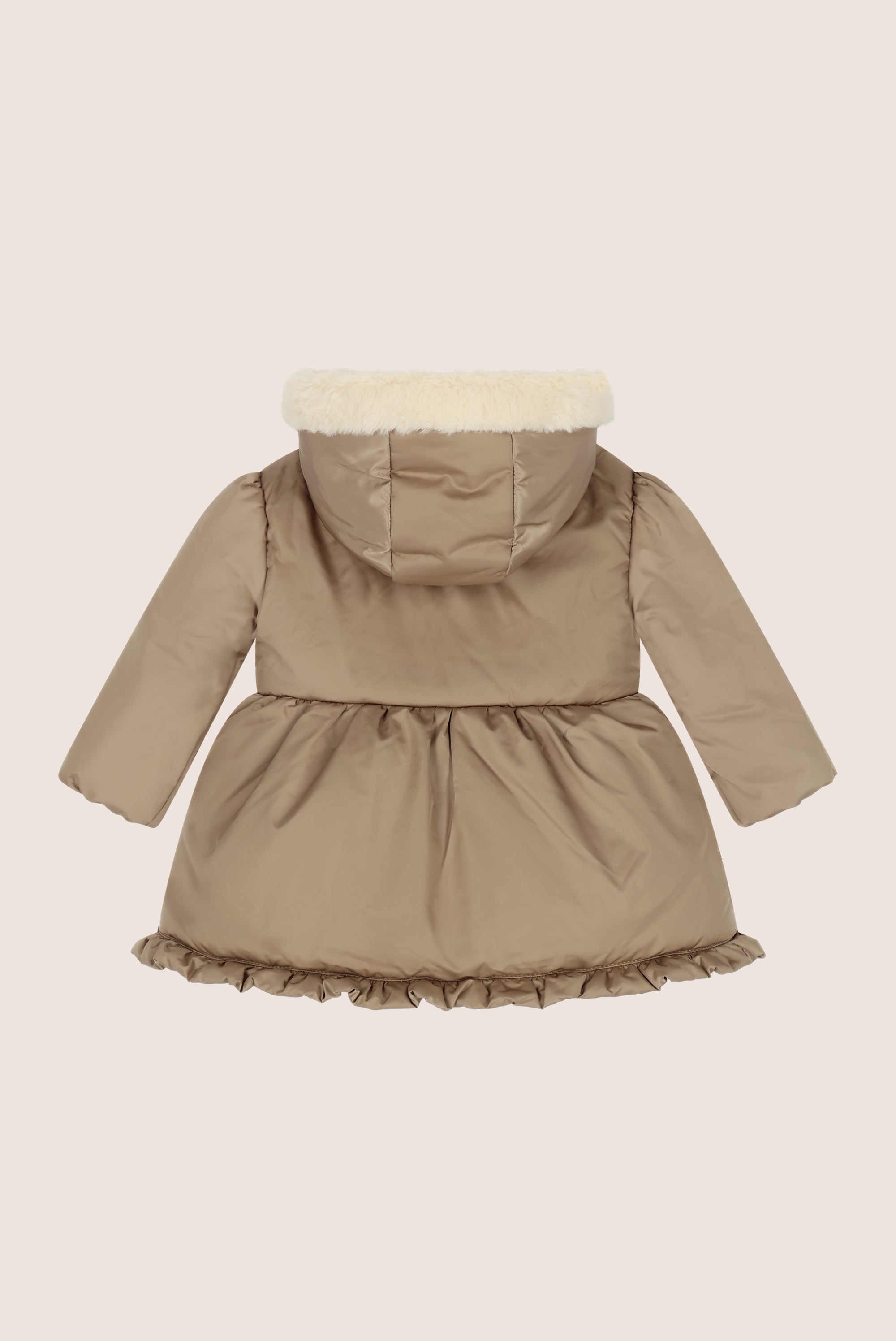 BELLY ruffle winterjasje - Dark Champagne
