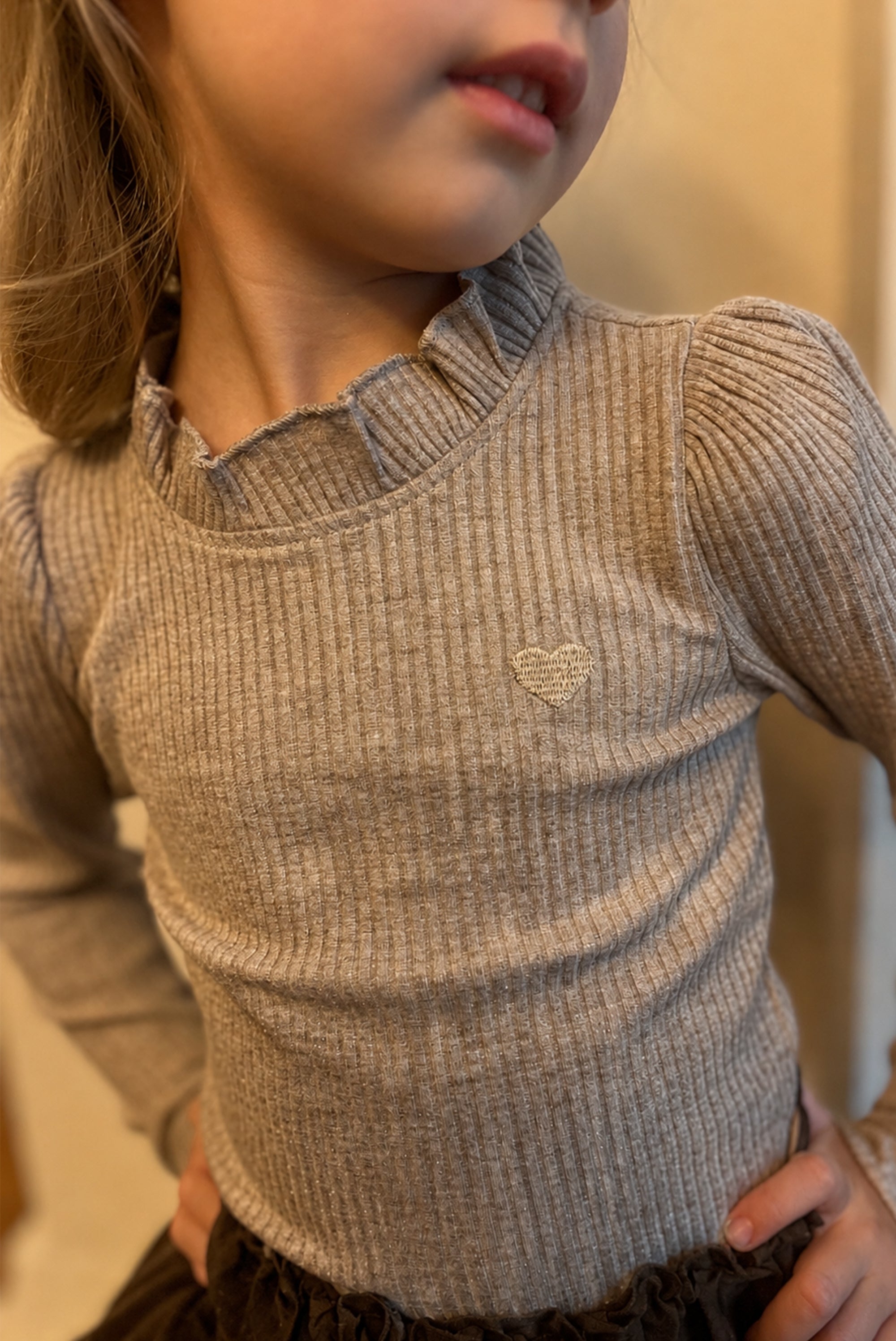 NOVA rib longsleeve - Dune
