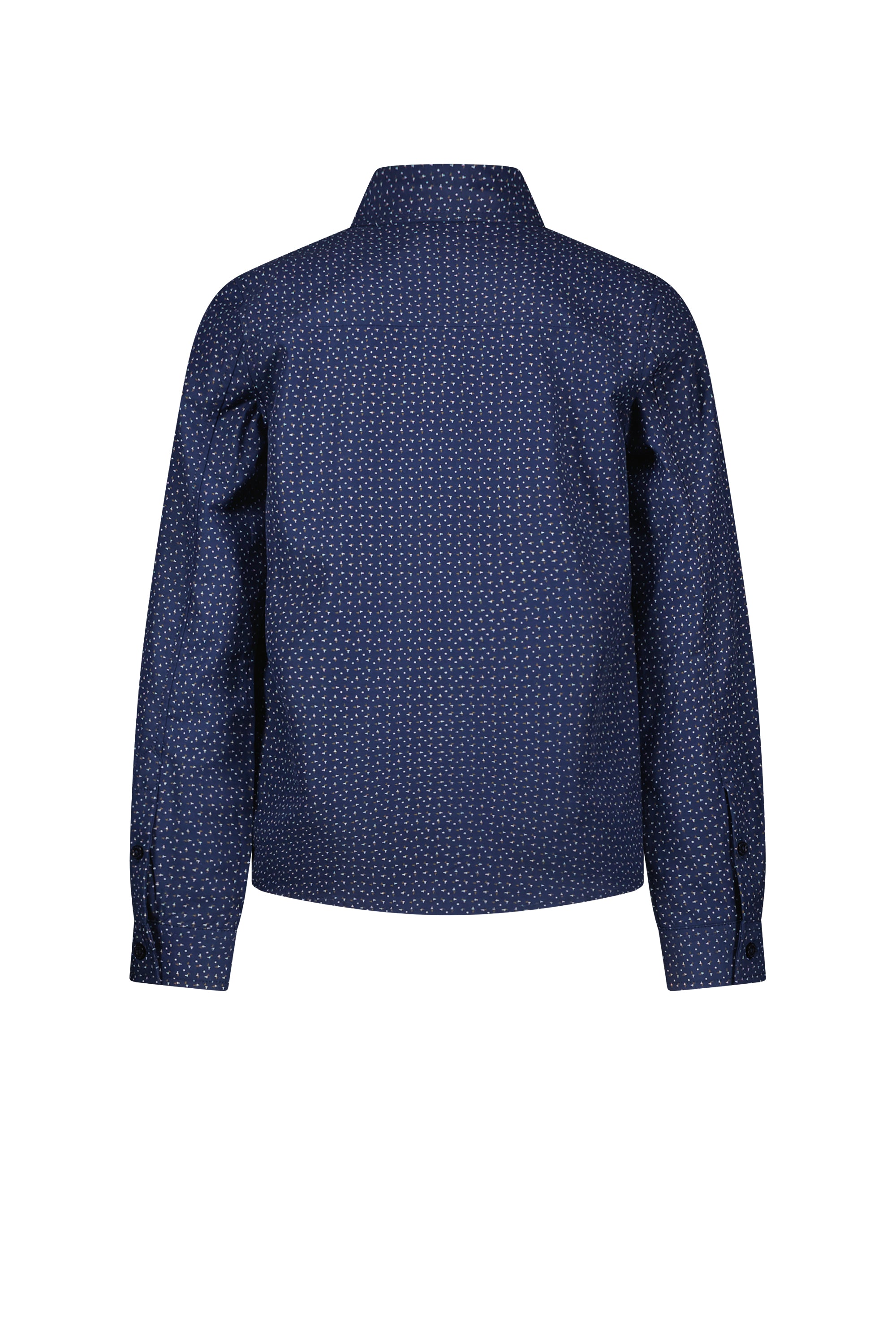 ◘ EVI ◘ all-over-printed shirt *Navy*