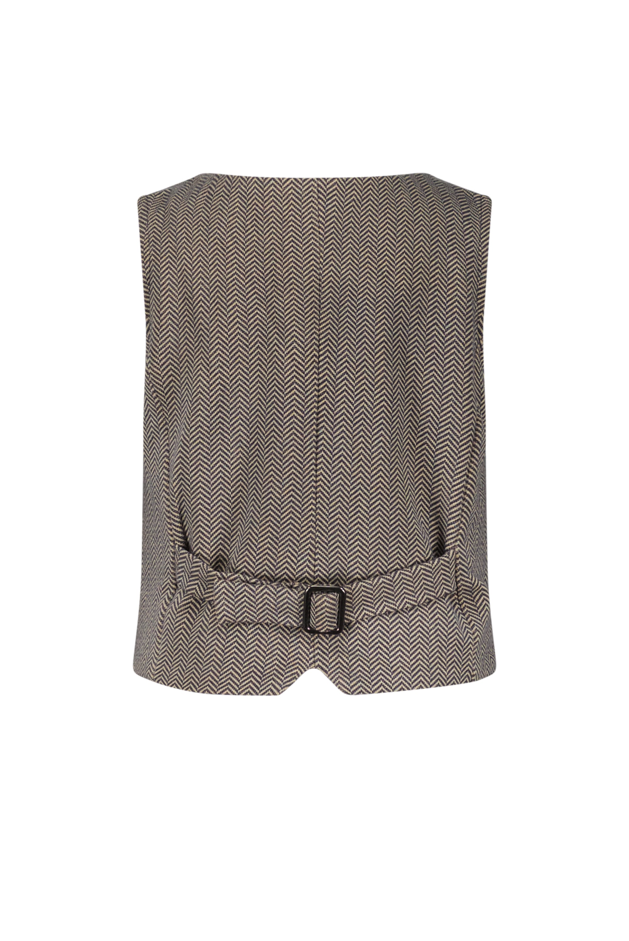 ◘ AVI ◘ herringbone waistcoat *Navy*