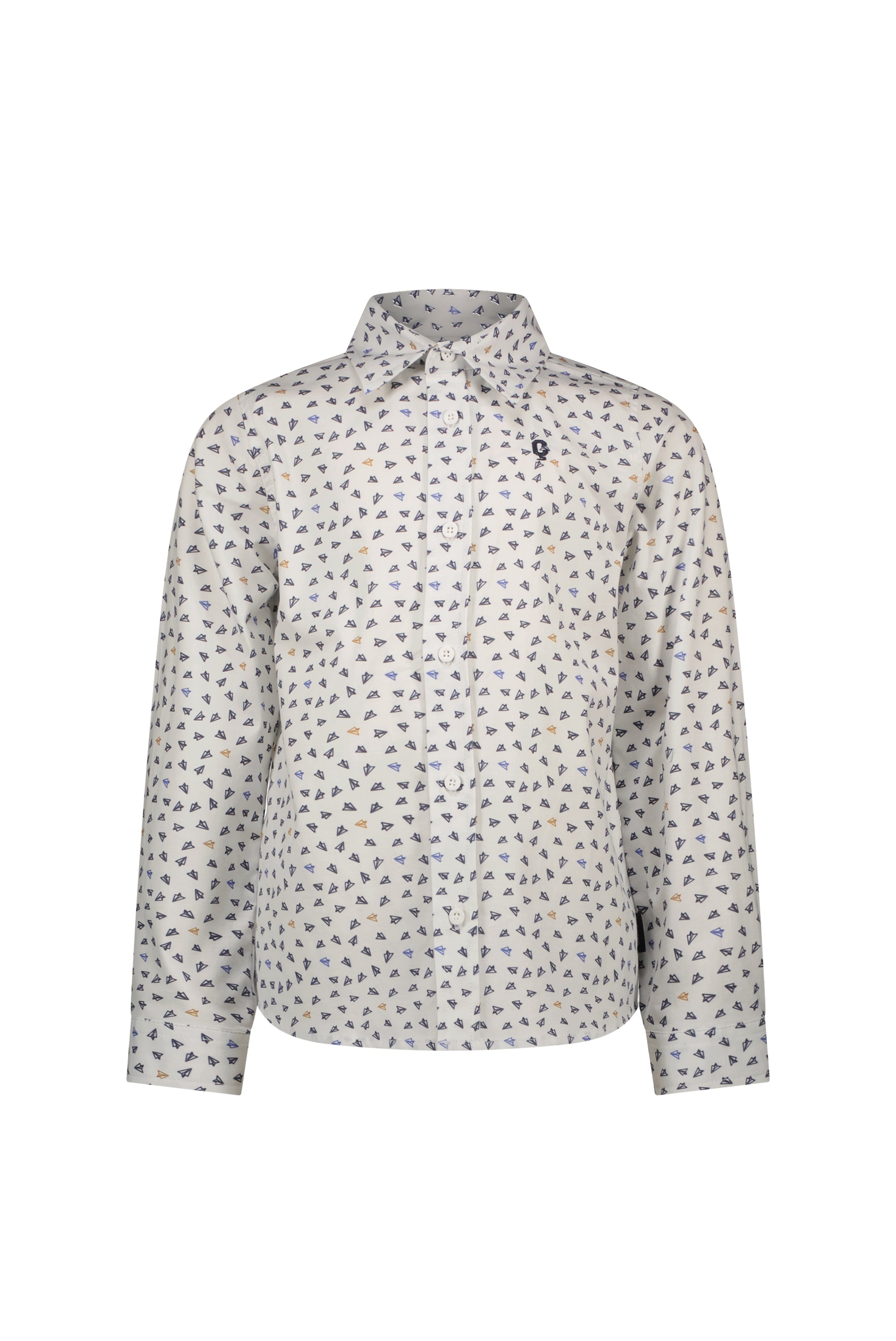 EVAN fitted AOP Garçon shirt *Navy*