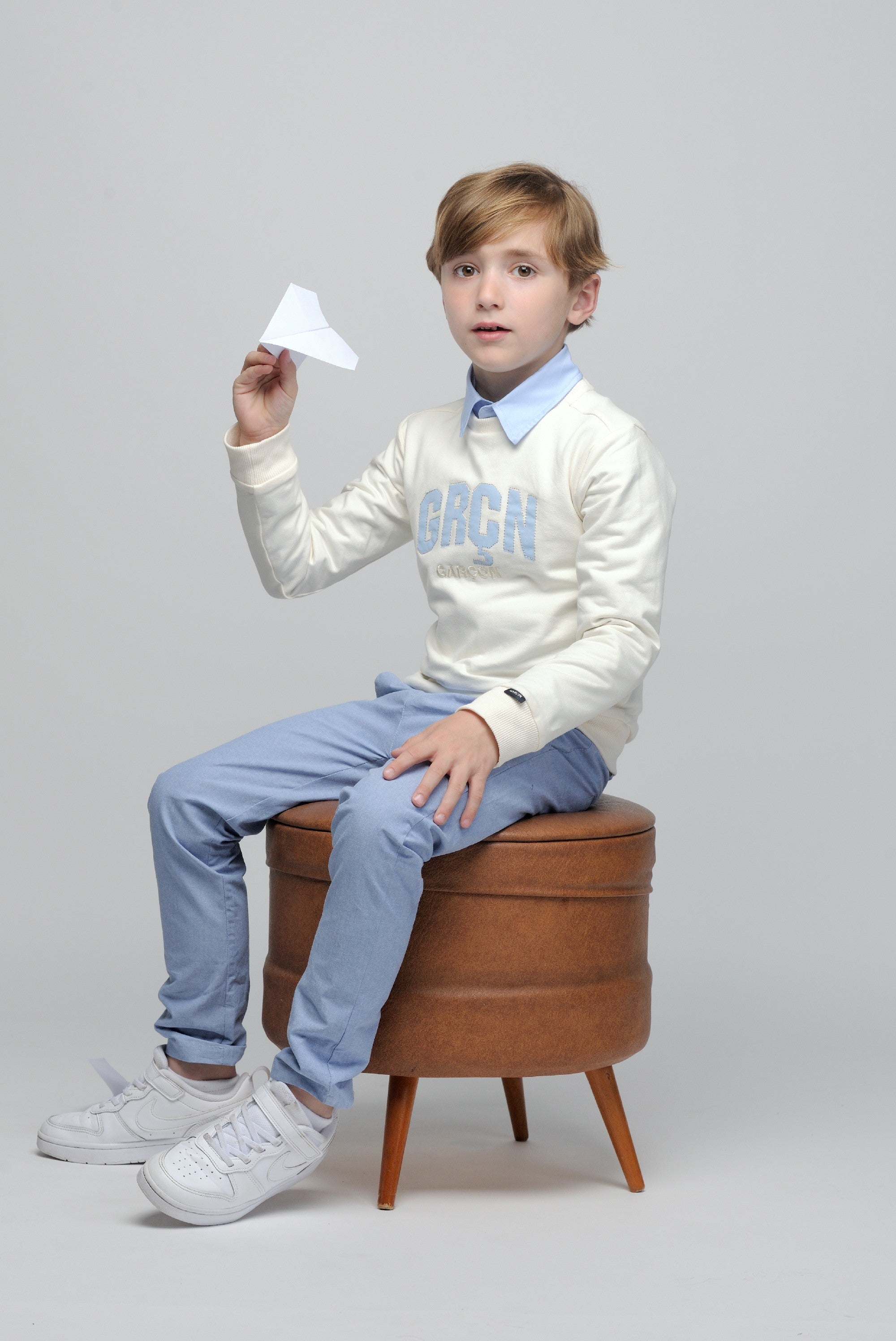OLIVER "GRÇN" sweater *Ivory*